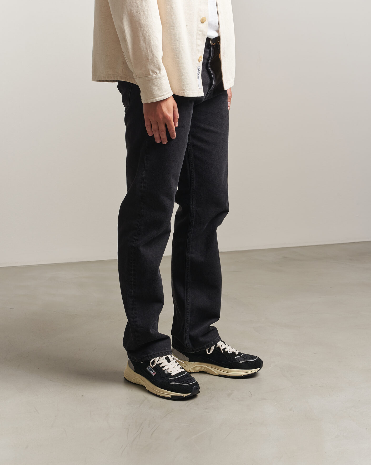 Homme | Baskets | Autry | Hyperway Low Suede Running Sneaker Black