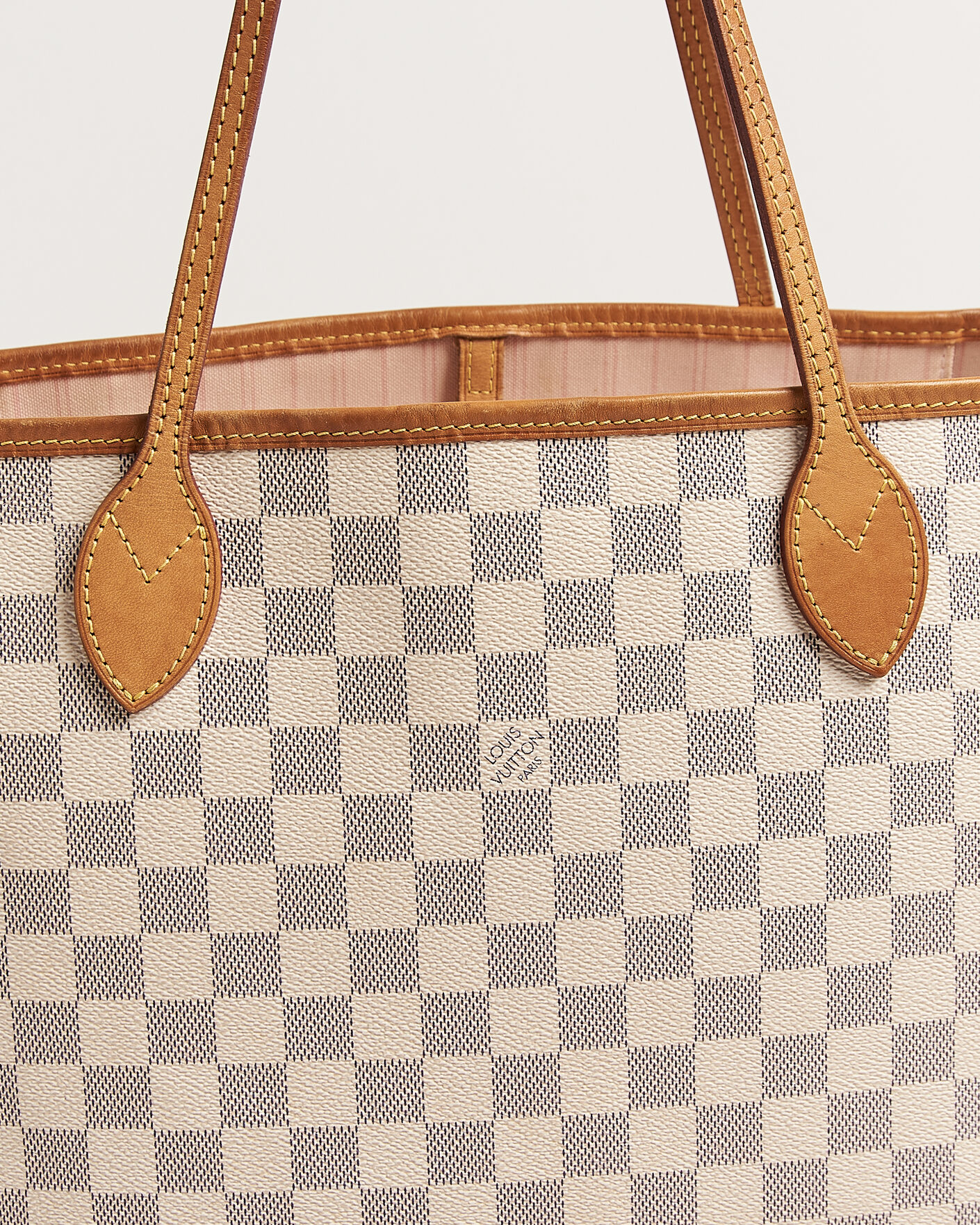 Homme | Pre-Owned & Vintage Bags | Louis Vuitton Pre-Owned | Neverfull MM Damier Azur