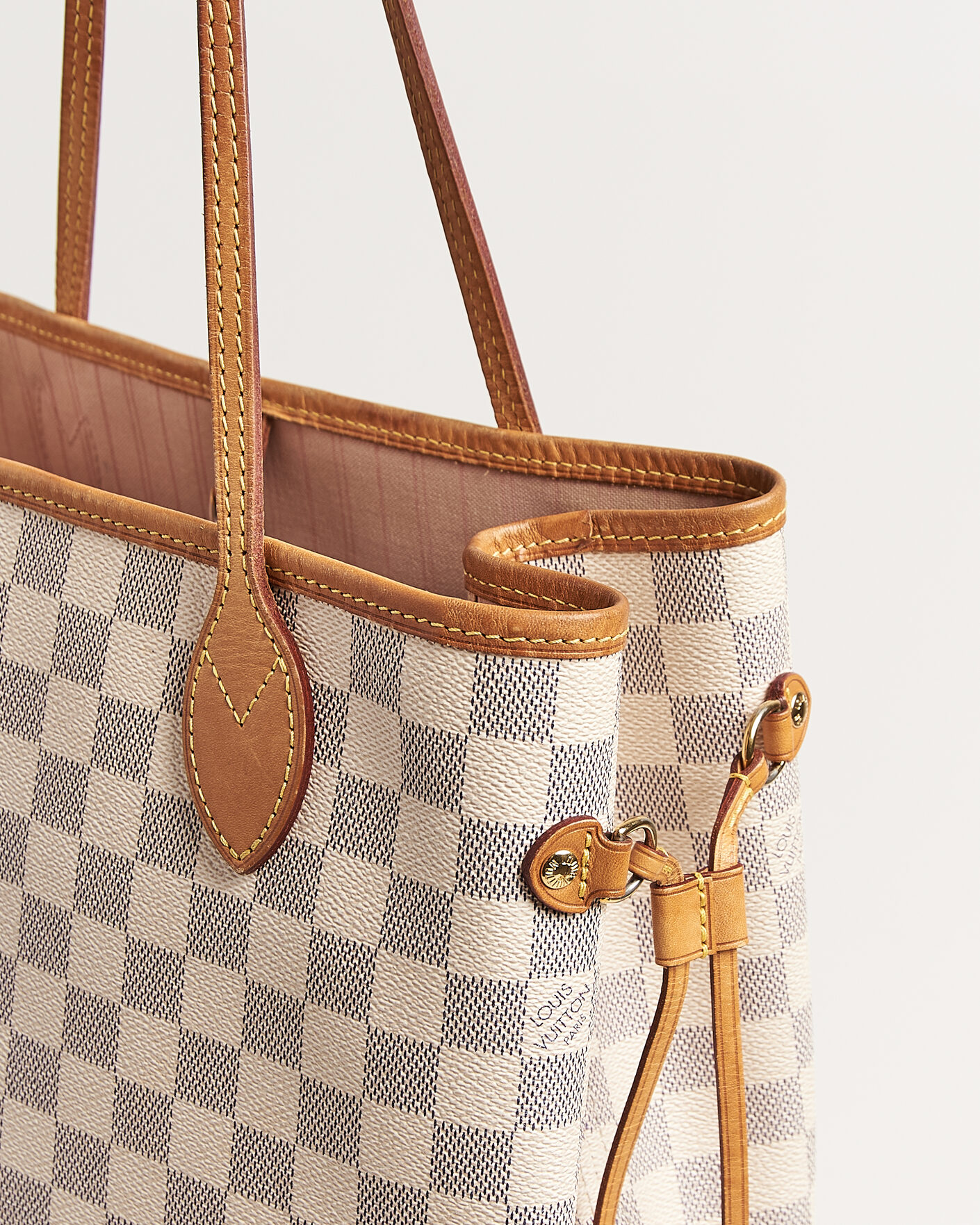 Homme | Pre-Owned & Vintage Bags | Louis Vuitton Pre-Owned | Neverfull MM Damier Azur