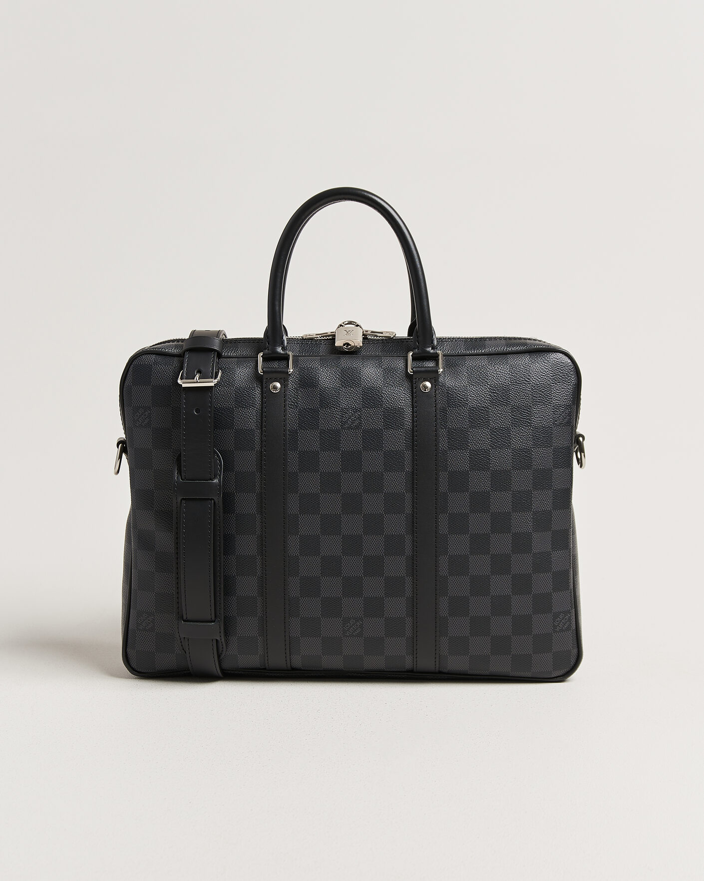 Homme | Pre-Owned & Vintage Bags | Louis Vuitton Pre-Owned | Porte Documents Damier Graphite