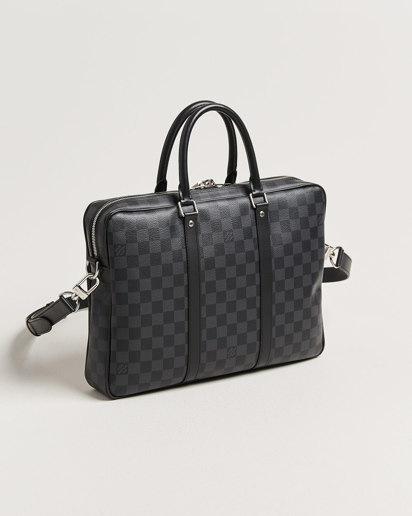 Homme | Pre-Owned & Vintage Bags | Louis Vuitton Pre-Owned | Porte Documents Damier Graphite