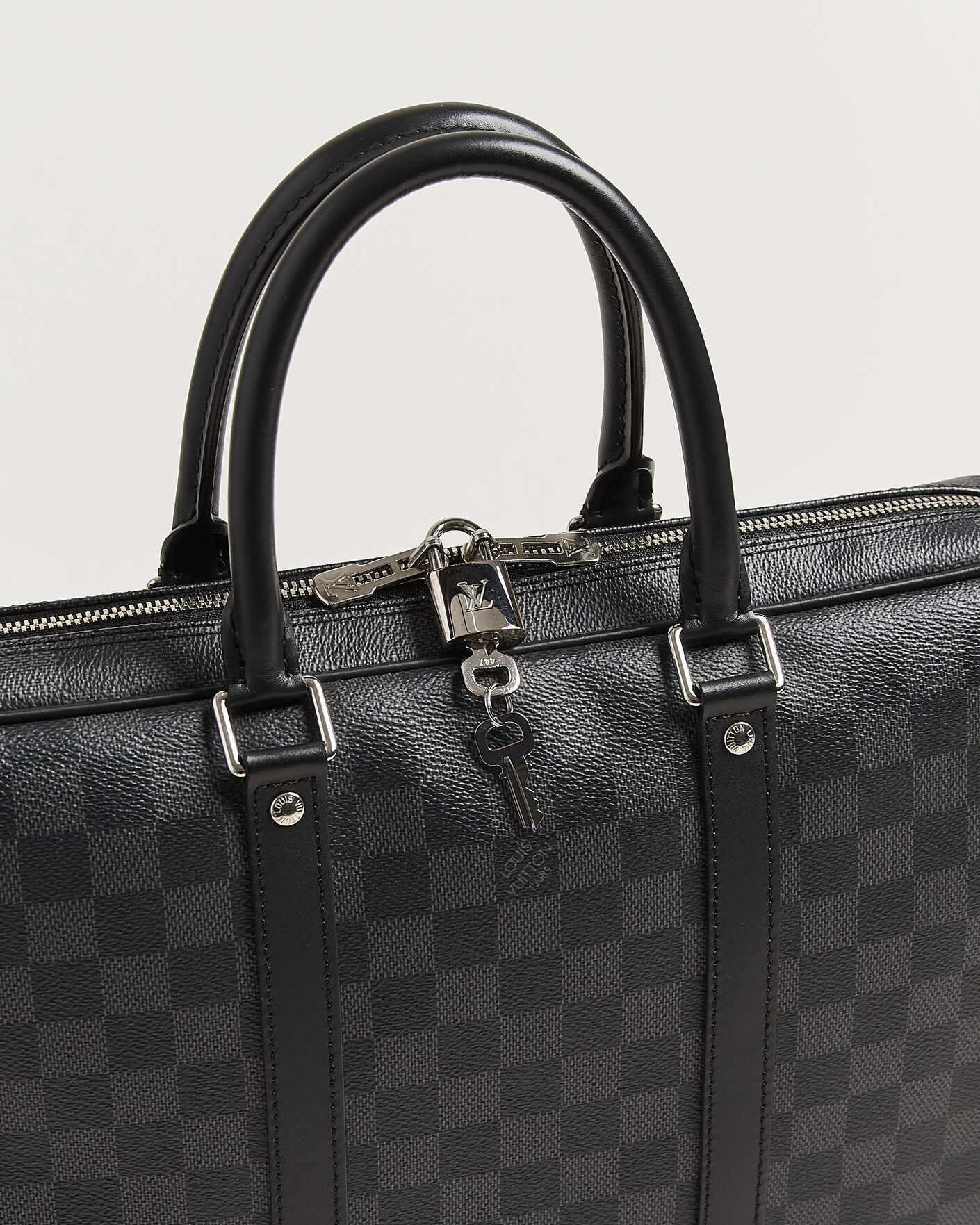 Homme | Pre-Owned & Vintage Bags | Louis Vuitton Pre-Owned | Porte Documents Damier Graphite