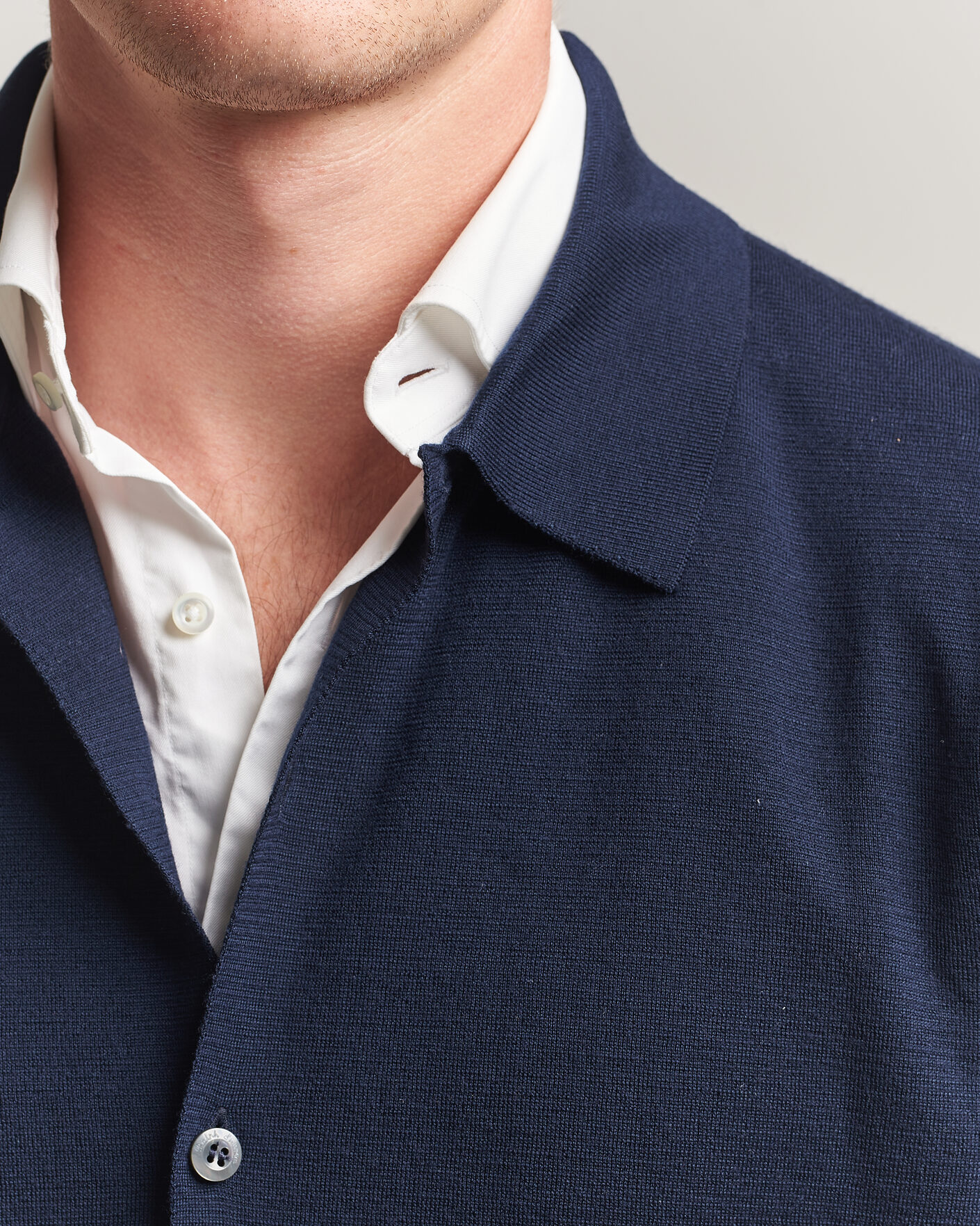 Homme | Pulls Et Tricots | Ralph Lauren Purple Label | Milano Stich Cardigan Racing Navy