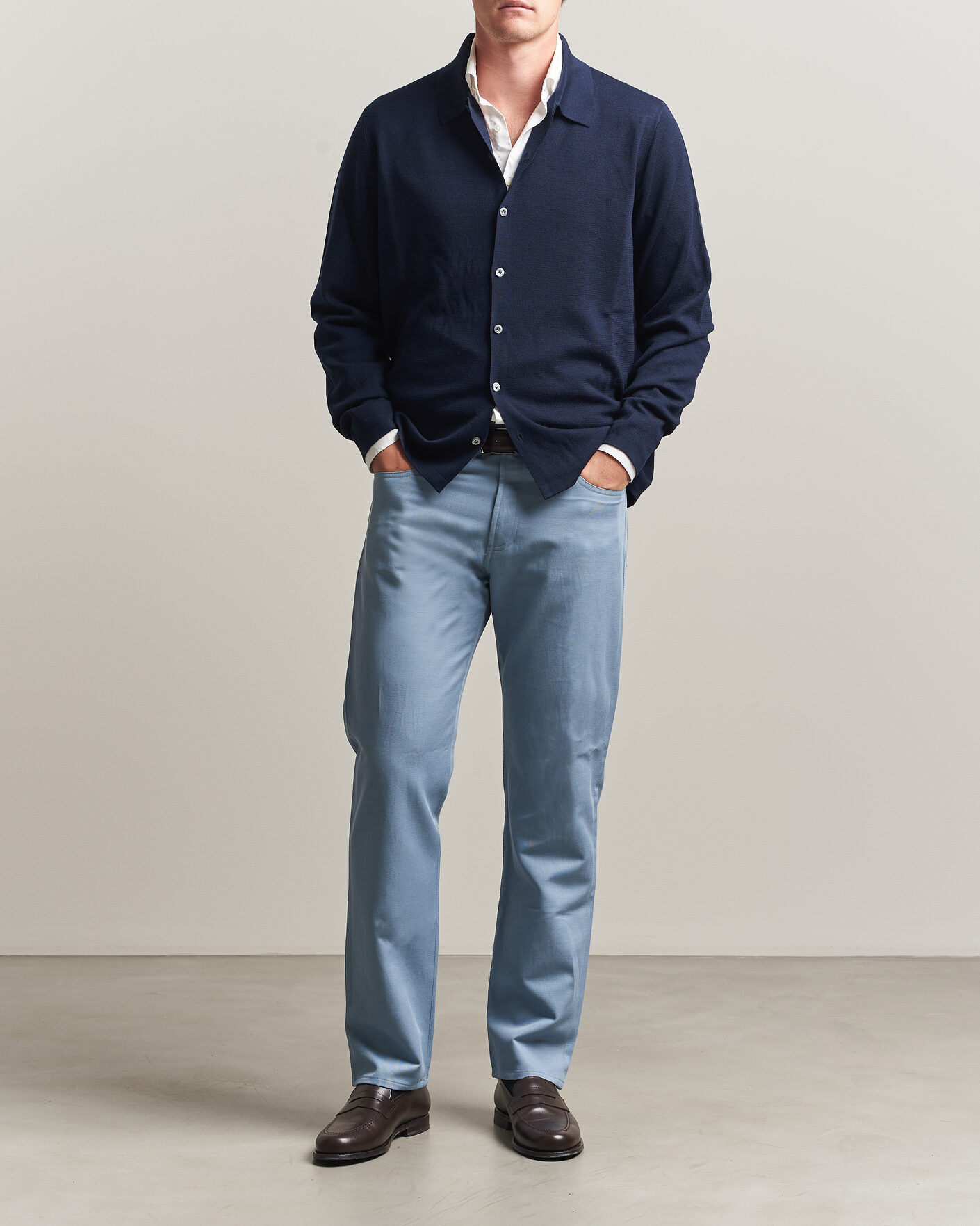 Homme | Pantalons | Ralph Lauren Purple Label | 5-Pocket Italian Denim Pants Winward Blue