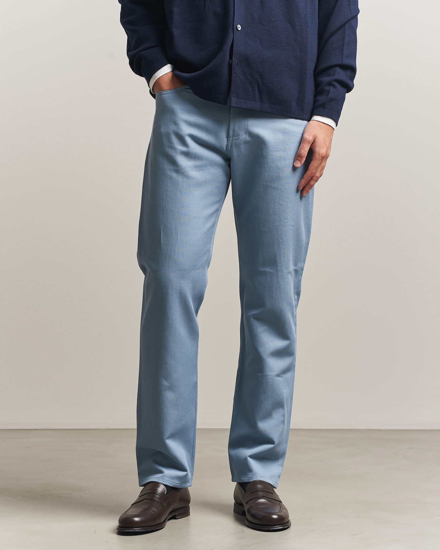 Homme | Pantalons | Ralph Lauren Purple Label | 5-Pocket Italian Denim Pants Winward Blue