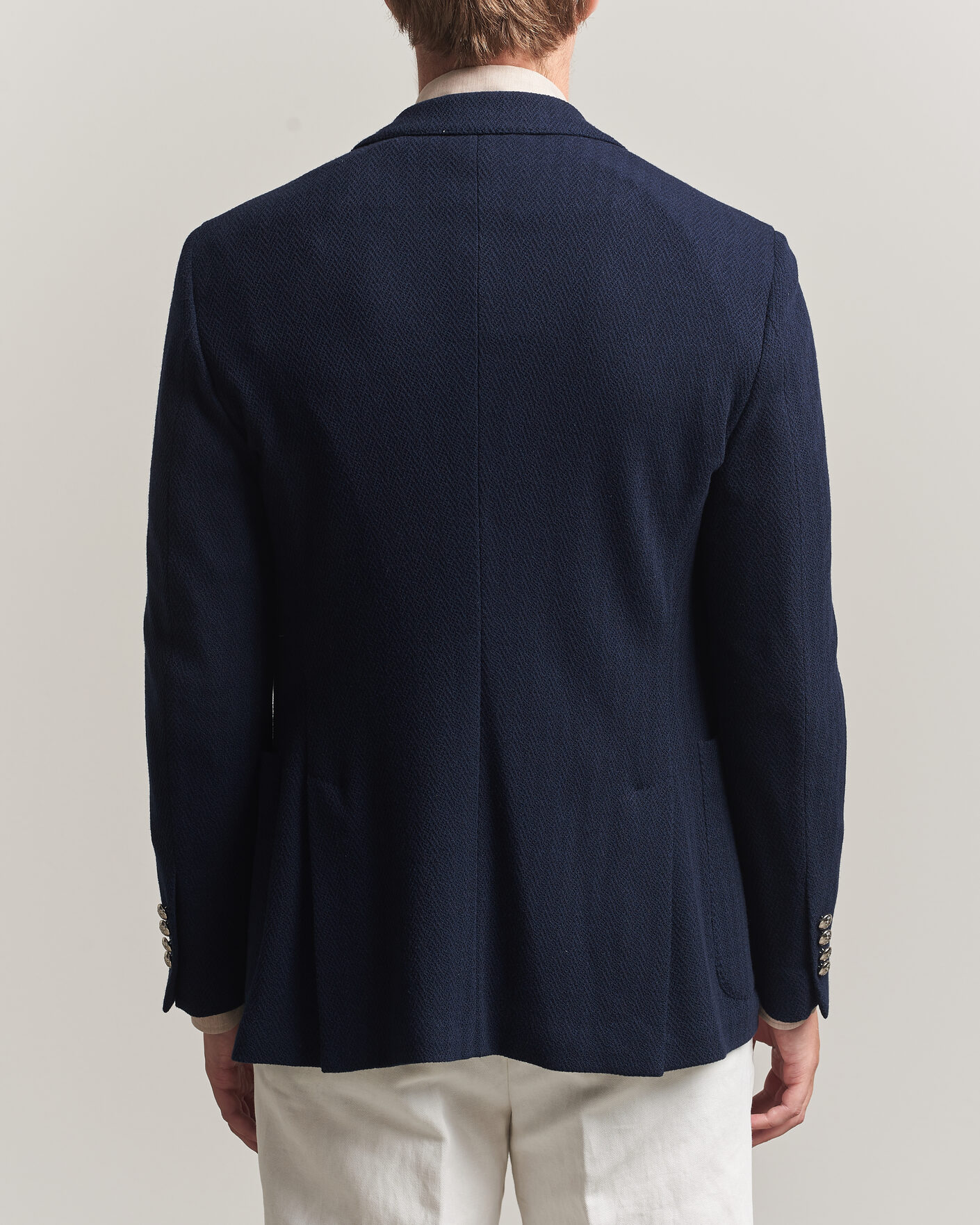 Homme | Blazers | Ralph Lauren Purple Label | Cashmere/Silk Herringbone Blazer Navy