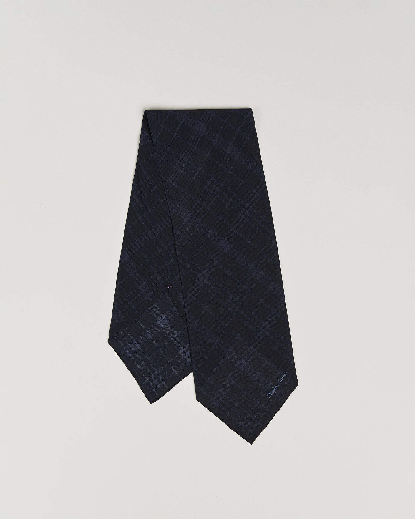 Homme | Écharpes | Ralph Lauren Purple Label | Silk Neckerchief Navy Plaid