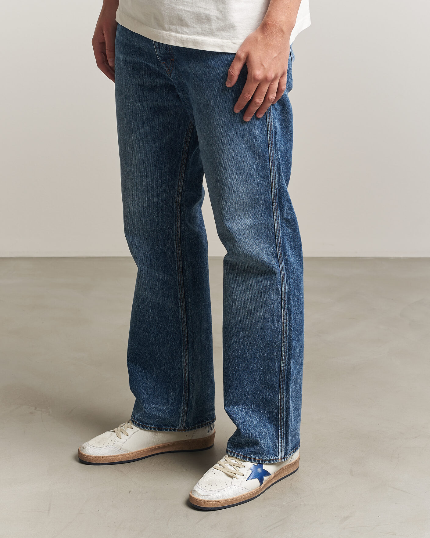 Homme | Baskets | Golden Goose | Ball Star Sneakers White/Blue