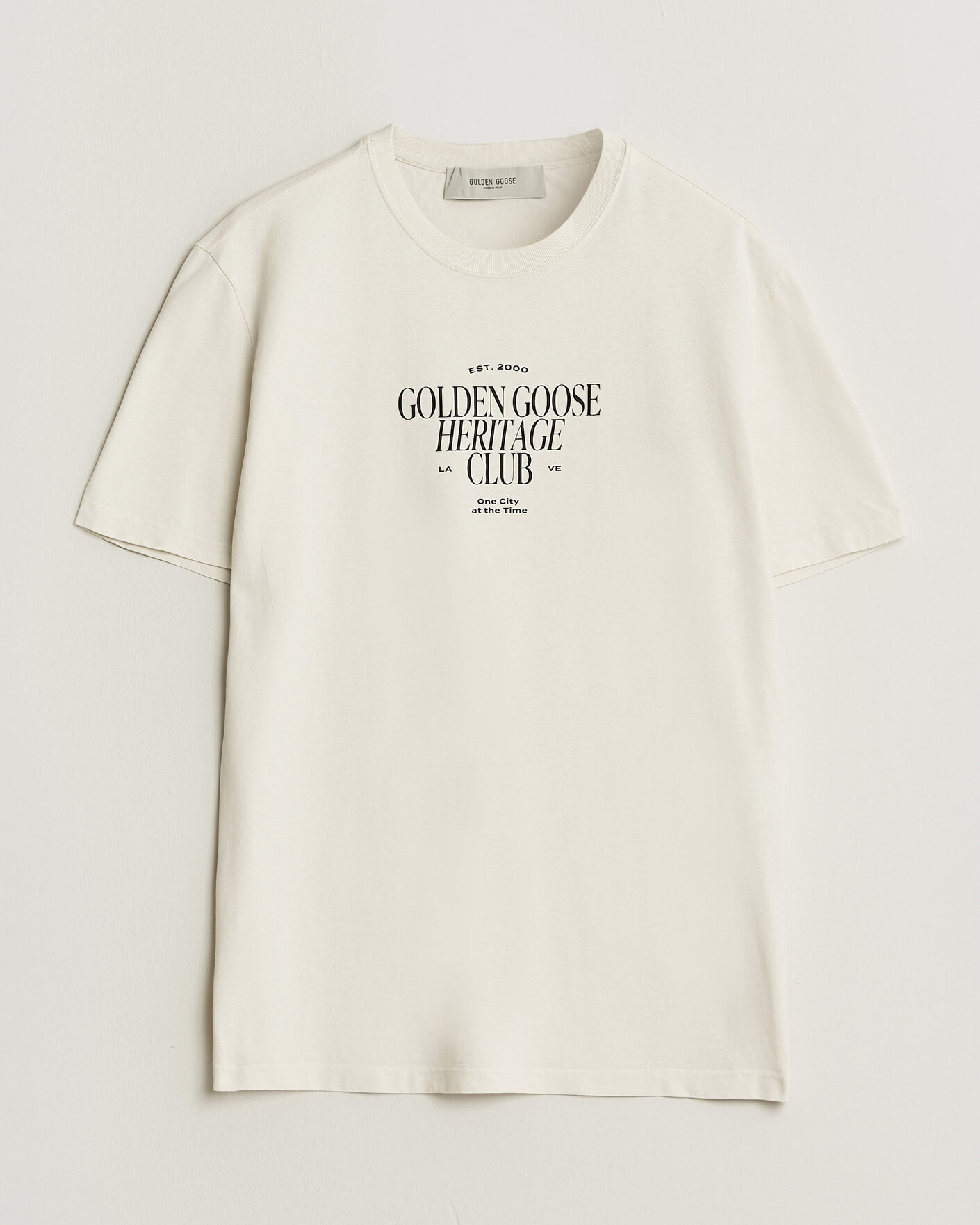 Homme | T-shirts | Golden Goose | Journey Print T-Shirt Heritage White