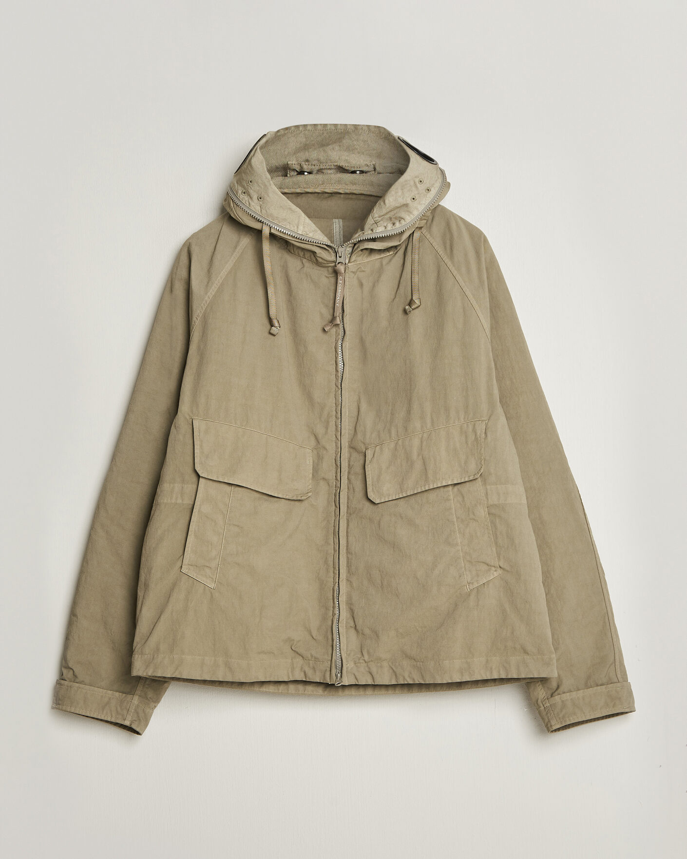 Homme | Manteaux Et Vestes | C.P. Company | Heavy Nylon Twill Down Padded Jacket Light Grey