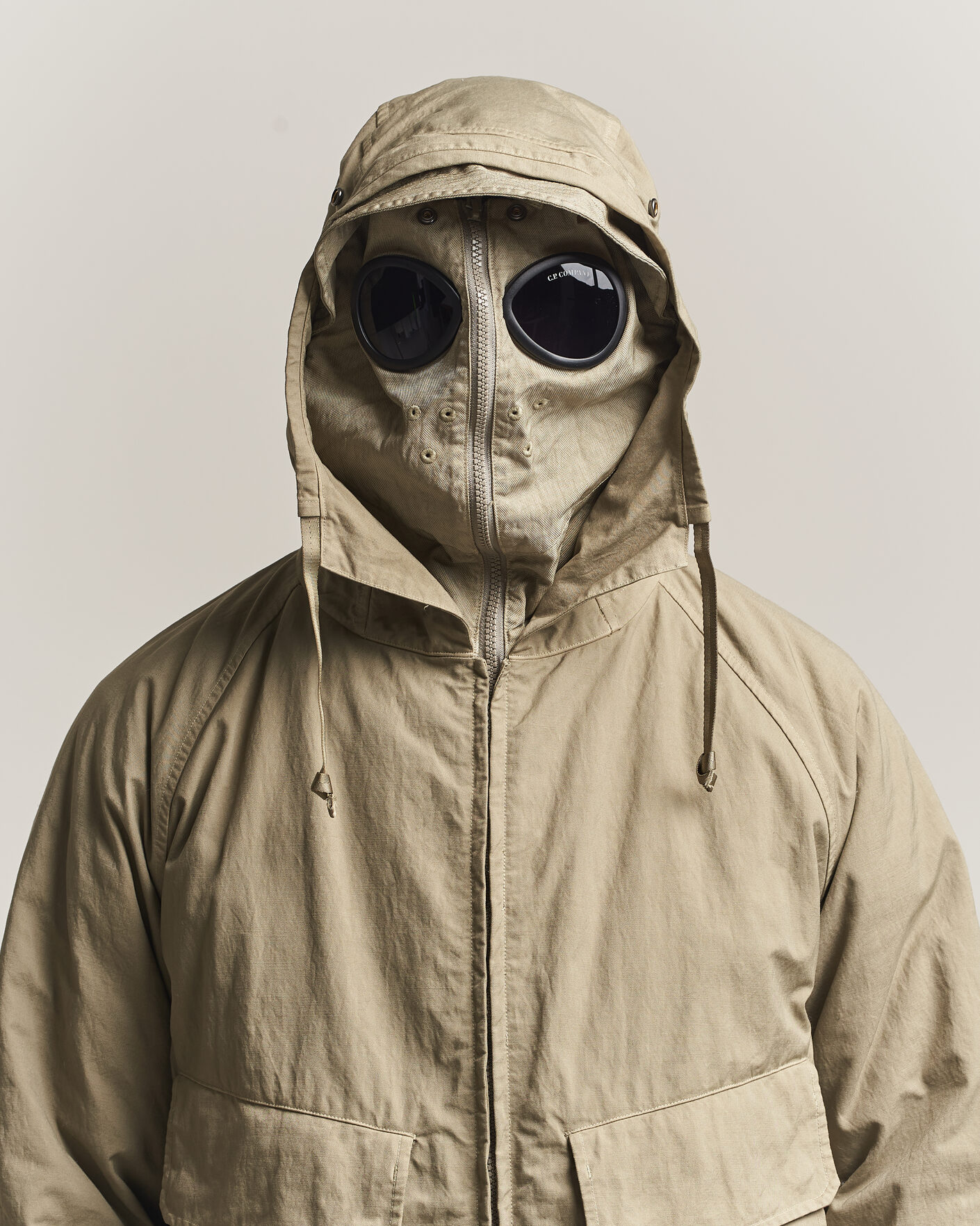 Homme | Manteaux Et Vestes | C.P. Company | Heavy Nylon Twill Down Padded Jacket Light Grey