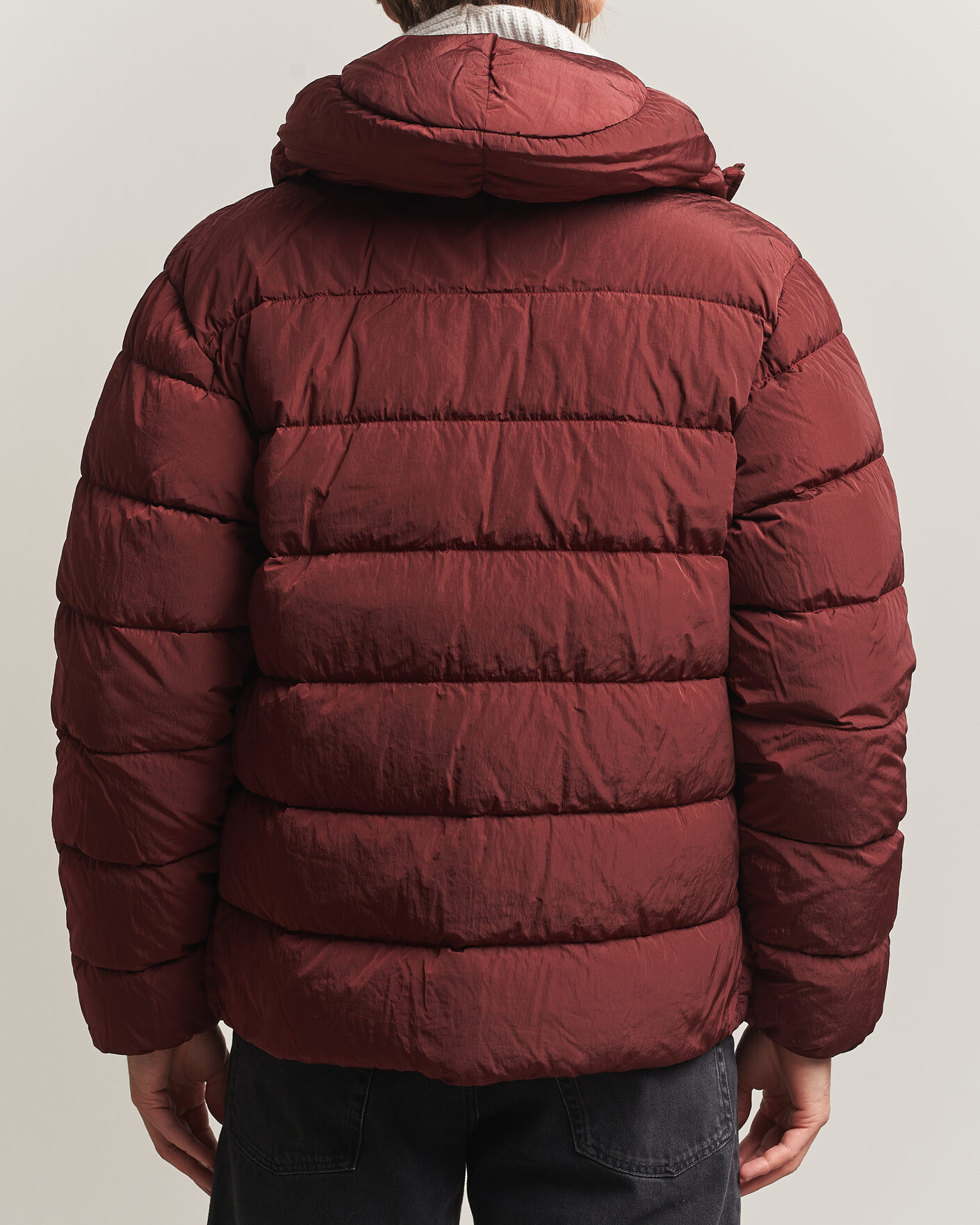 Homme | Manteaux Et Vestes | C.P. Company | Chrome-R Goggle Down Jacket Burgundy