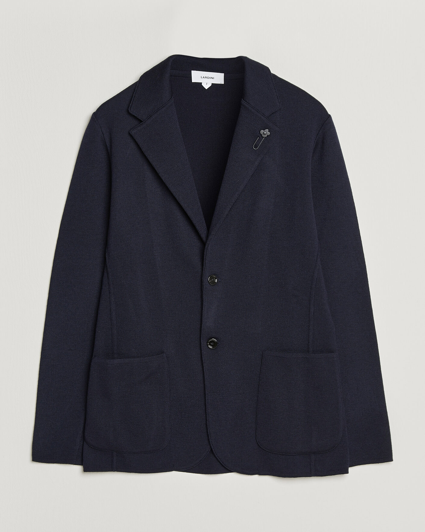 | Nouveautés dans le magasin | Lardini | Knitted Wool Blazer Navy