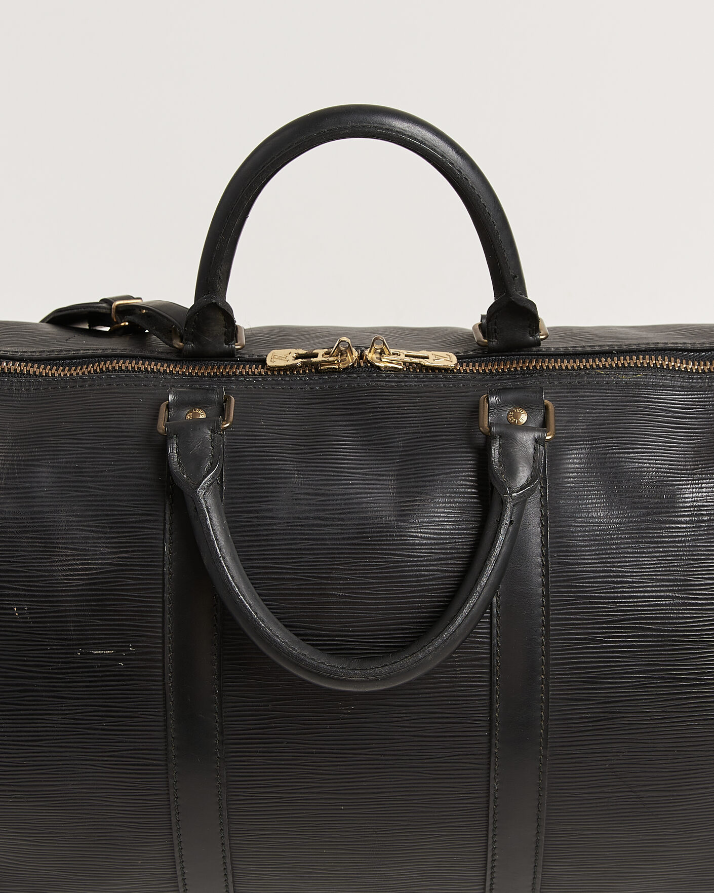Homme | Pre-Owned & Vintage Bags | Louis Vuitton Pre-Owned | Keepall 50 Epi Leather Black