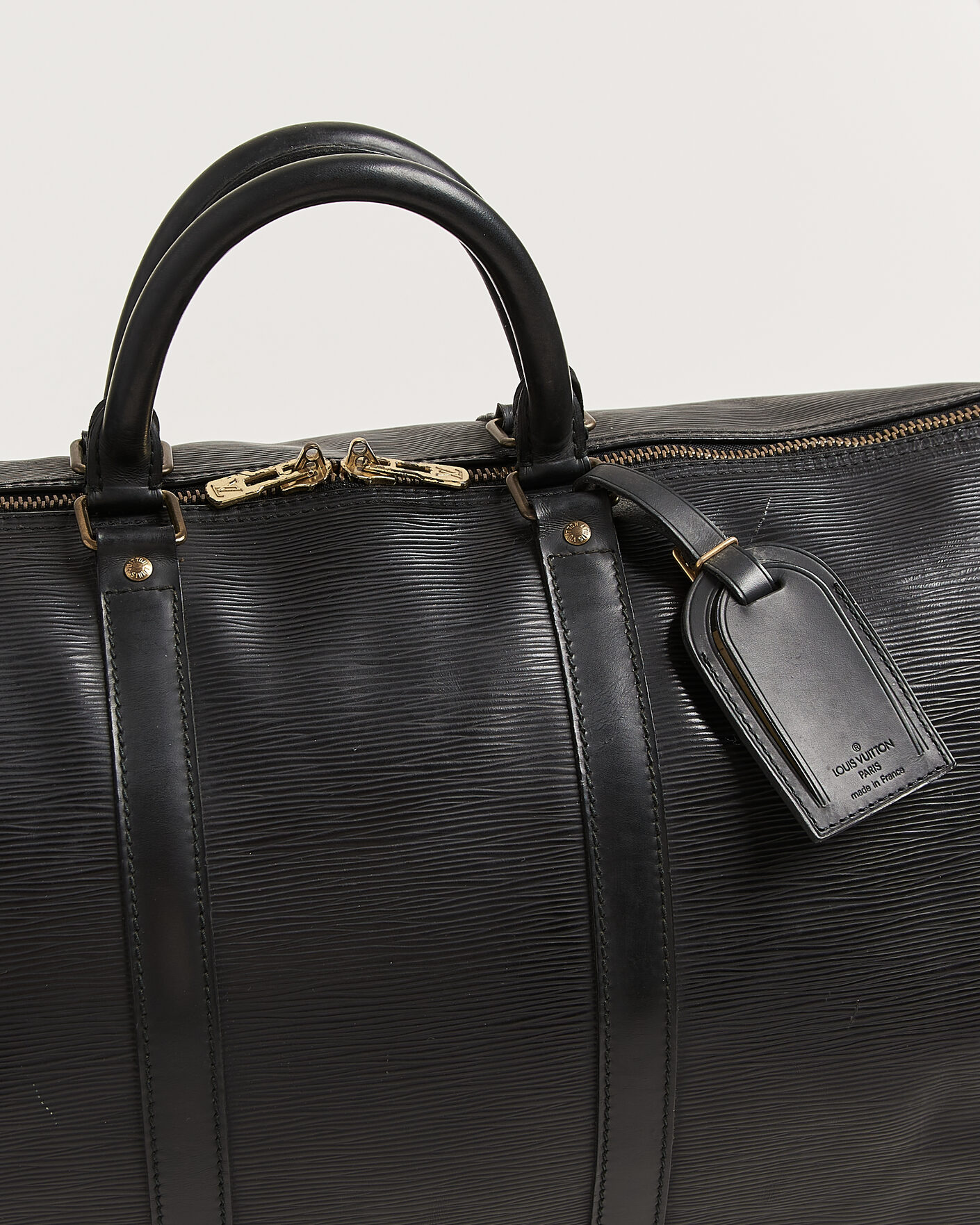 Homme | Pre-Owned & Vintage Bags | Louis Vuitton Pre-Owned | Keepall 50 Epi Leather Black