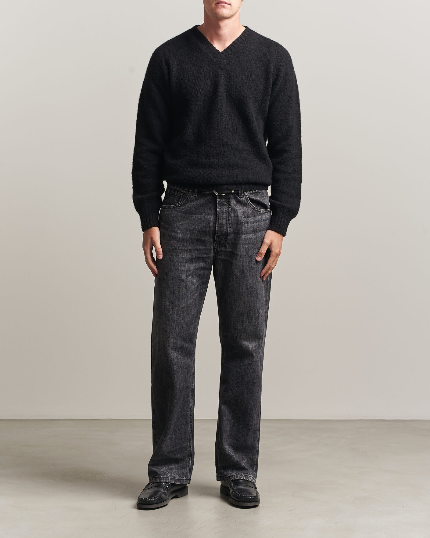 Homme | Pantalons | Jeanerica | VM009 Vega Jeans Black Righe