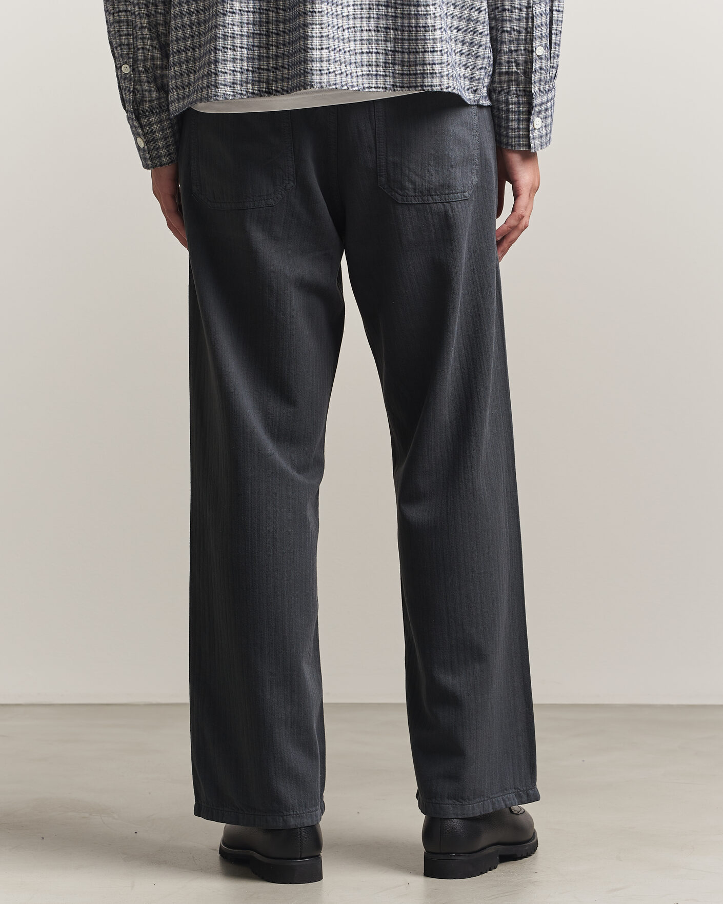 Homme | Pantalons | Jeanerica | Genua Worker Chino Chevron Anthracite