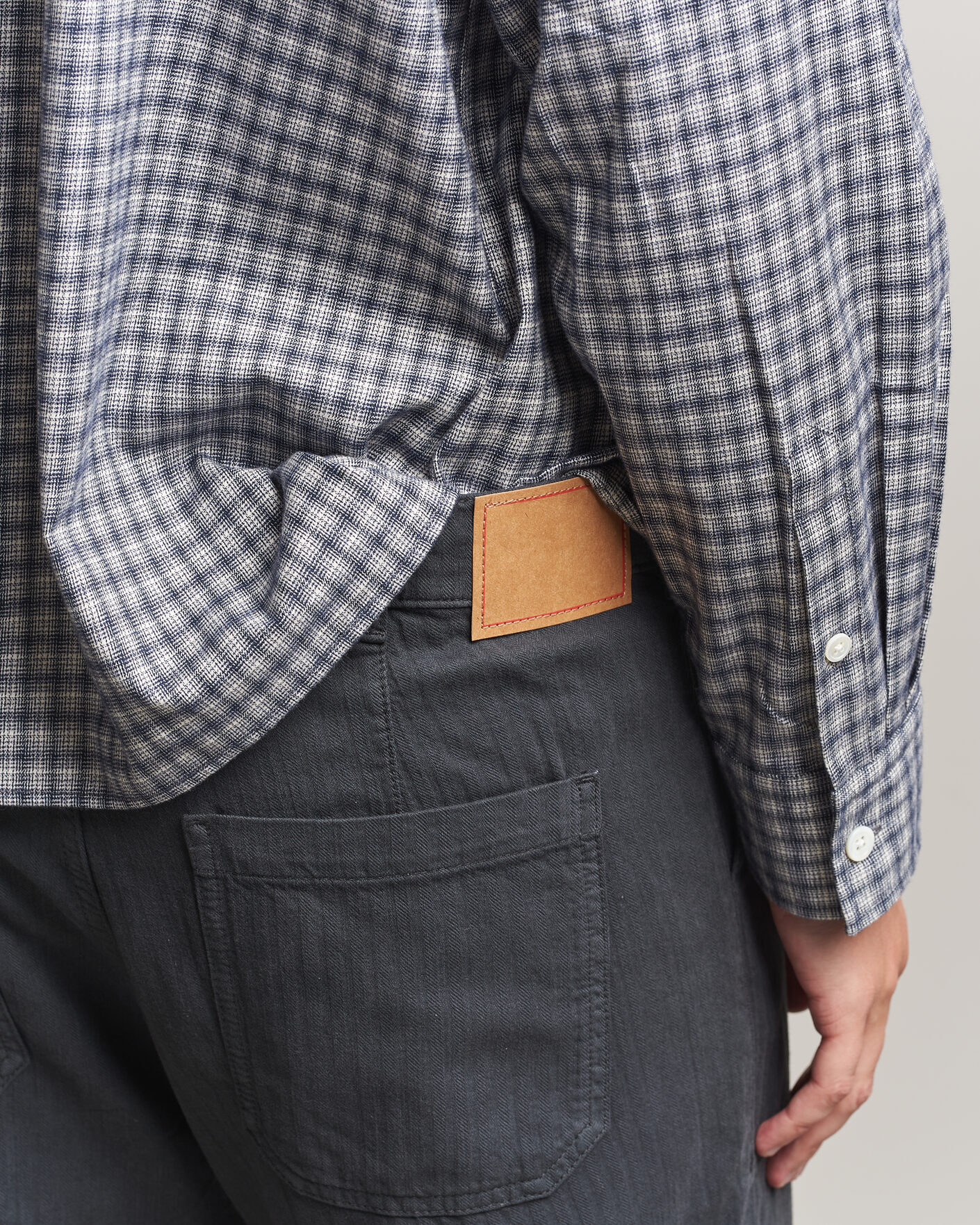 Homme | Pantalons | Jeanerica | Genua Worker Chino Chevron Anthracite