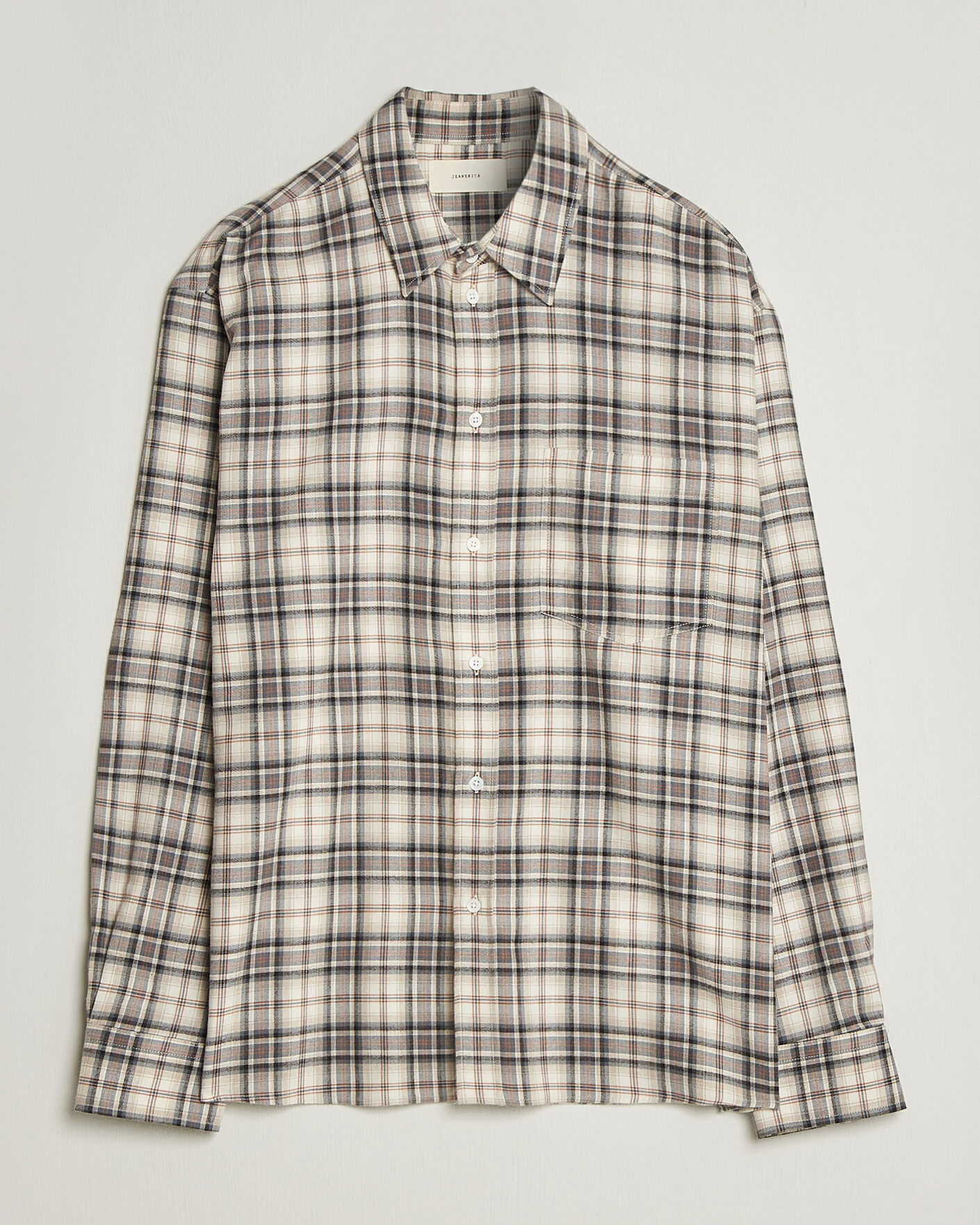Homme | Chemises | Jeanerica | Byron Checked Flannel Shirt Brown