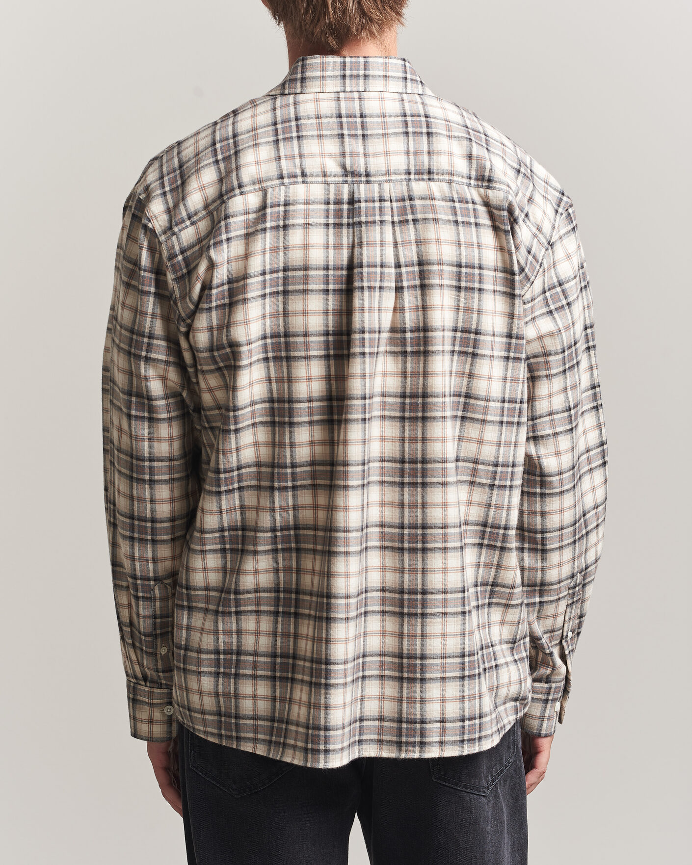Homme | Chemises | Jeanerica | Byron Checked Flannel Shirt Brown