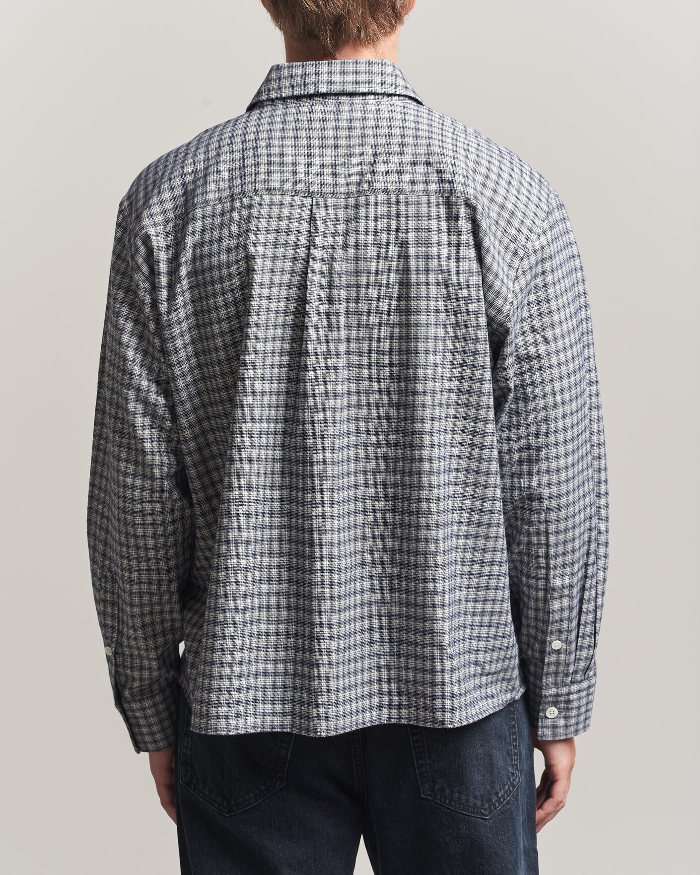Homme | Chemises | Jeanerica | Juan Checked Flannel Shirt Blue