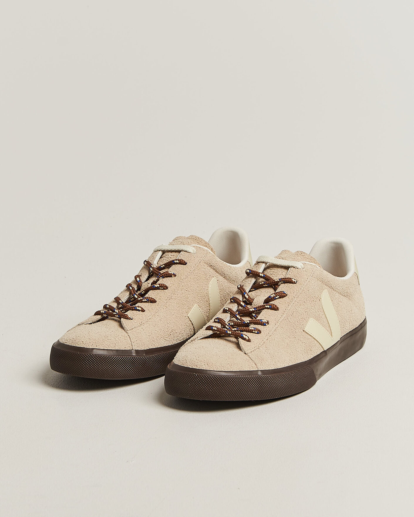 Homme | Baskets | Veja | Campo Suede Sneaker Almond/Pierre