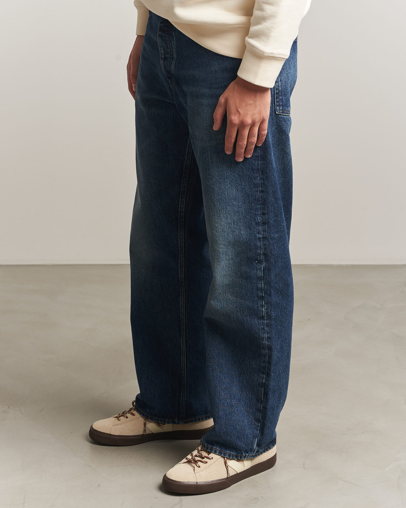 Homme | Baskets | Veja | Campo Suede Sneaker Almond/Pierre