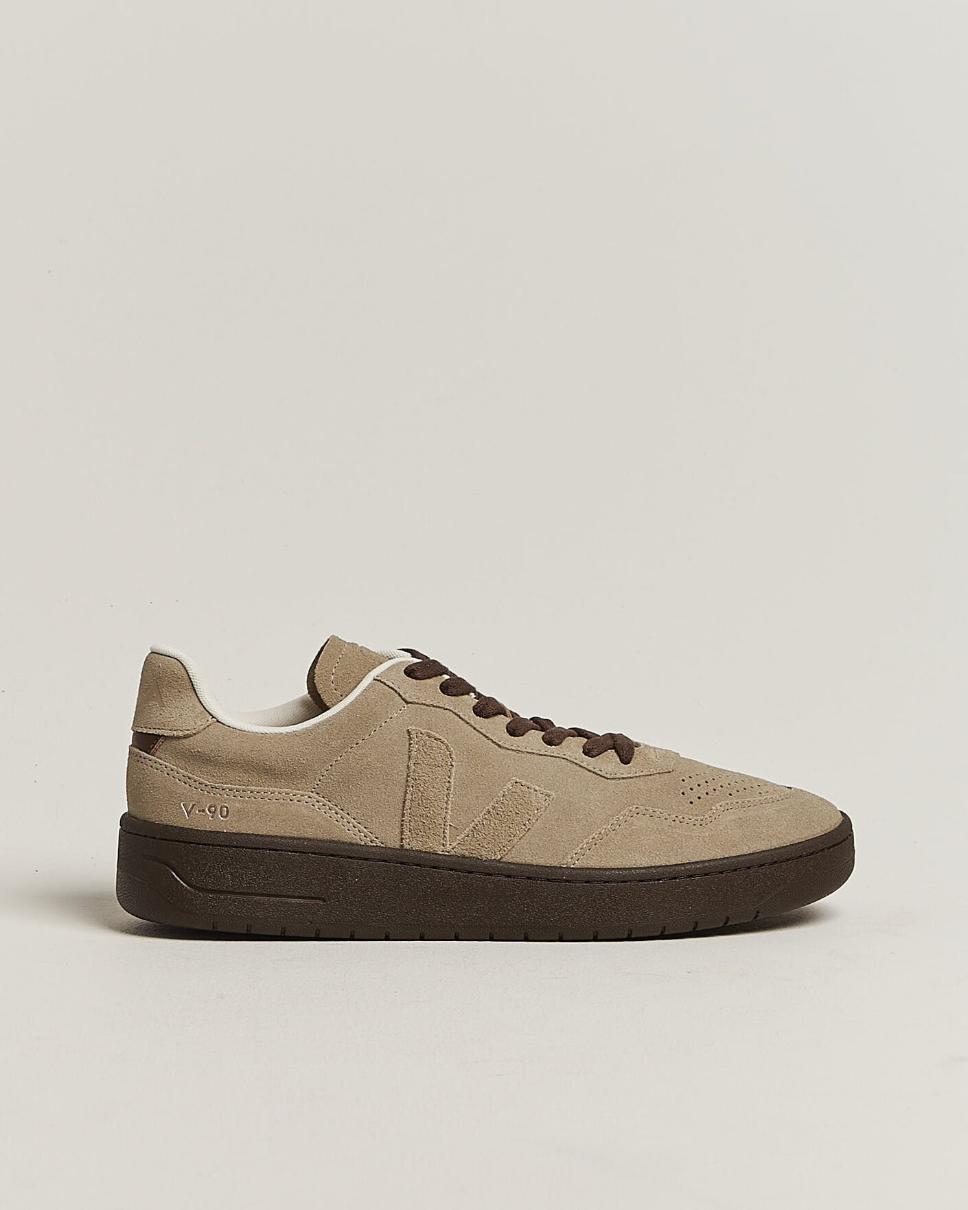 Homme | Baskets | Veja | V-90 Suede Sneaker Taupe/Eagle
