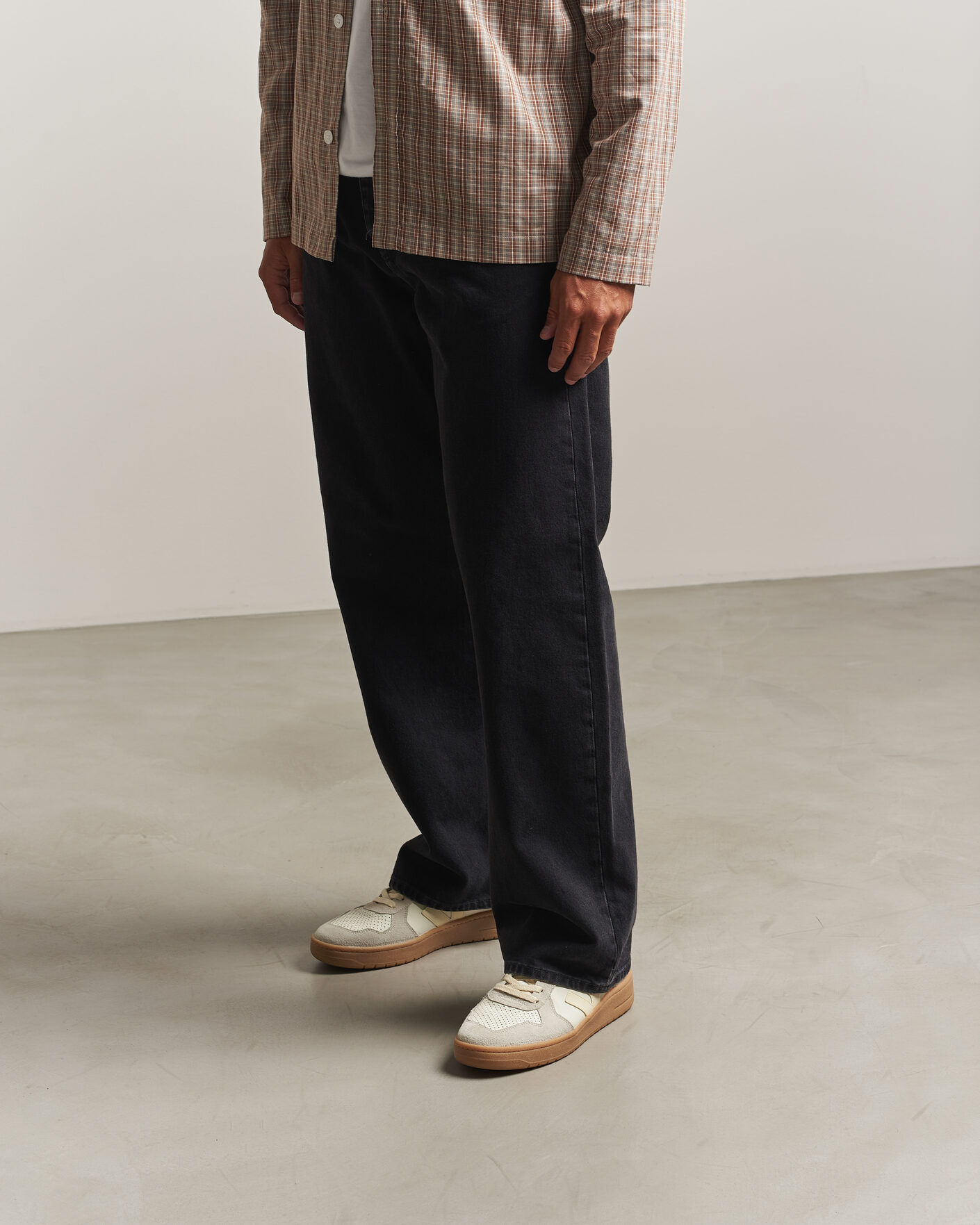 Homme | Baskets | Veja | V-82 Sneaker Pure Calcaire/Cognac