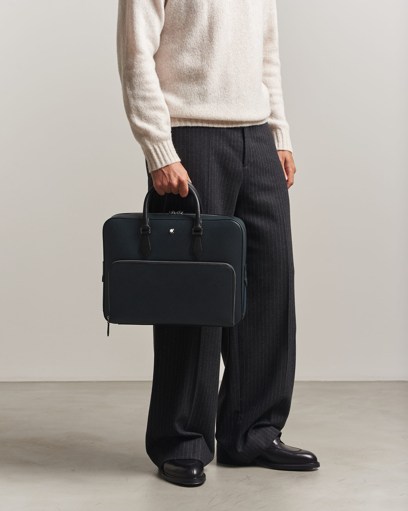 Homme | Sacs | Montblanc | Sartorial Medium Document Case Tweed Blue