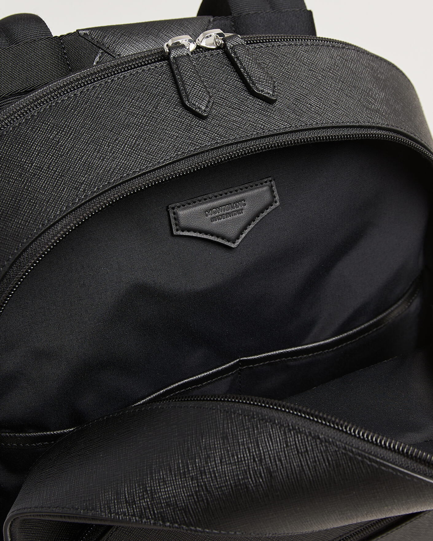 Homme | Montblanc Sartorial Large Backpack 3 Compartments Black | Montblanc | Sartorial Large Backpack 3 Compartments Black