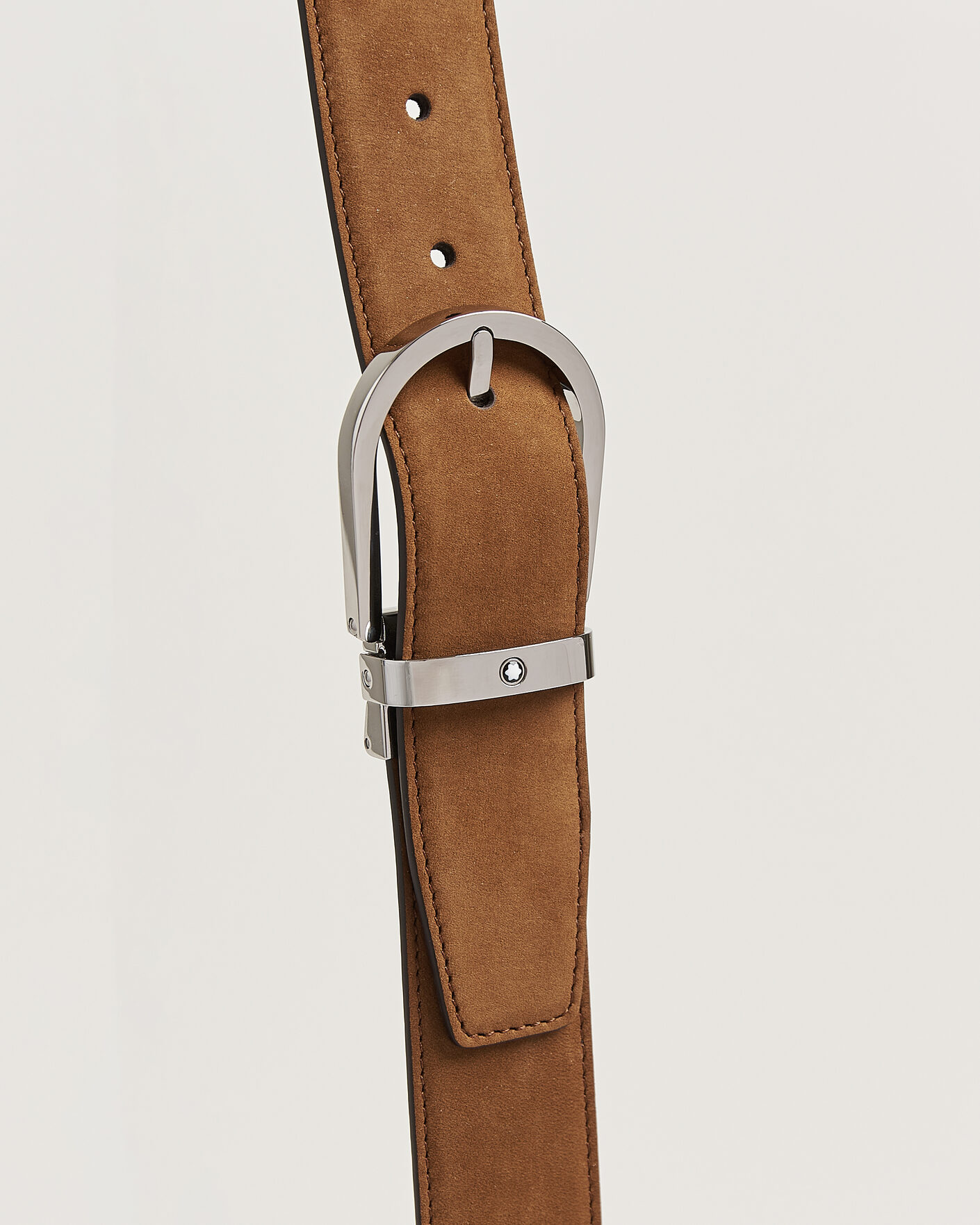 Homme | Ceintures | Montblanc | 35mm Reversible Suede/Calf Horseshoe Belt Brown/Black