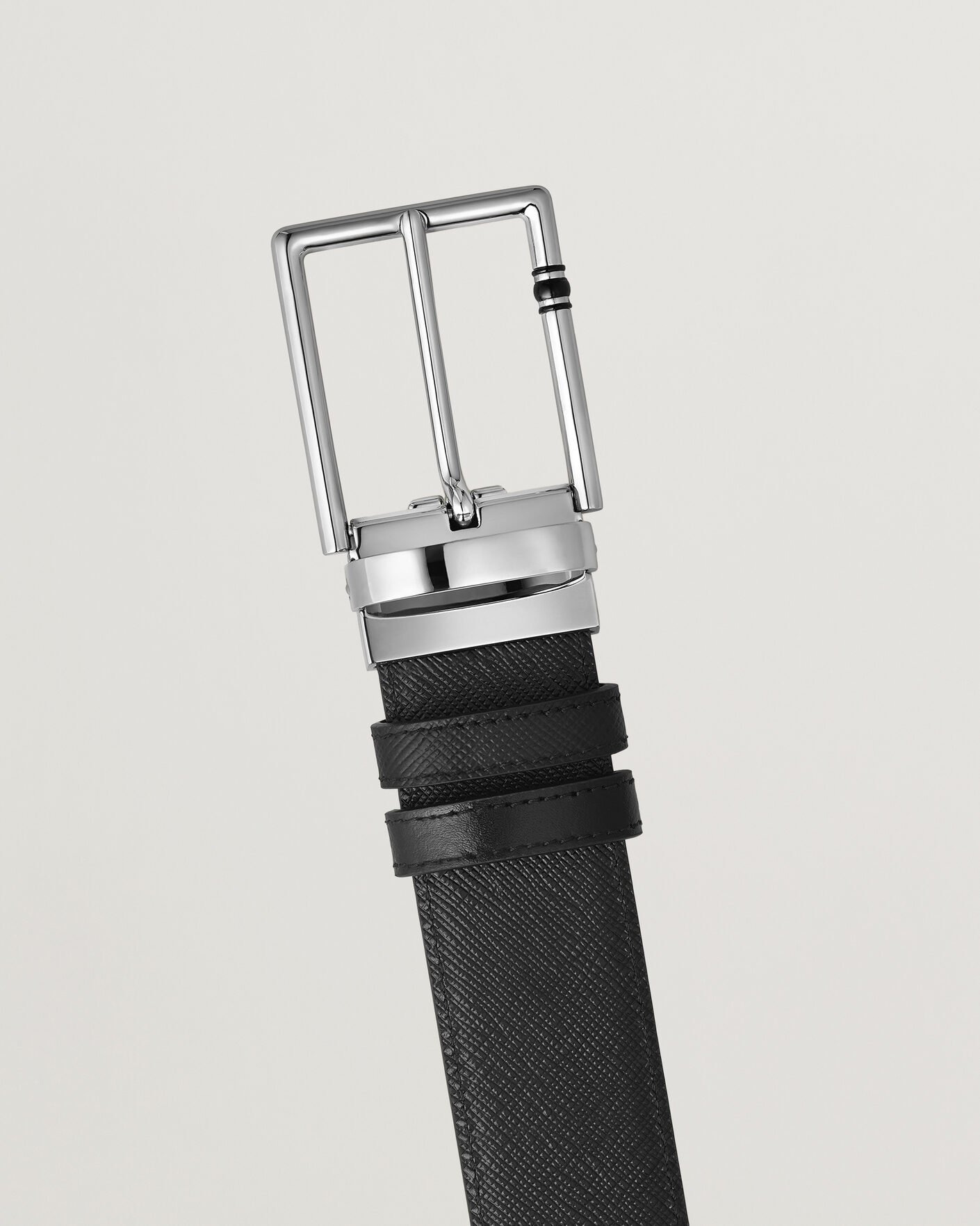 Homme | Ceintures | Montblanc | 35mm Reversible Calf/Sartorial Belt Black
