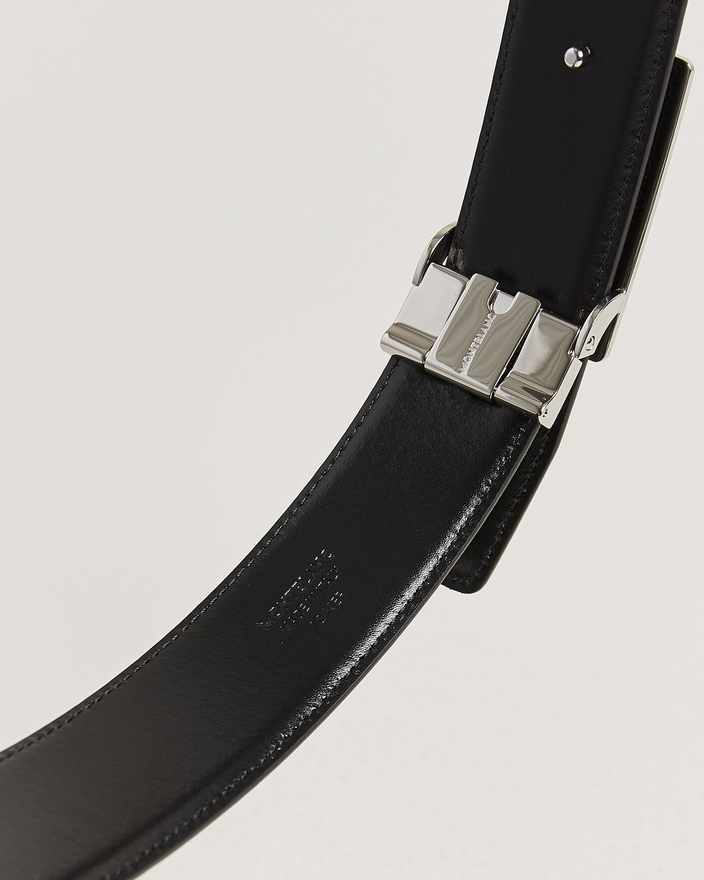 Homme | Ceintures | Montblanc | 35mm Reversible Sartorial/Calf Logo Belt Black