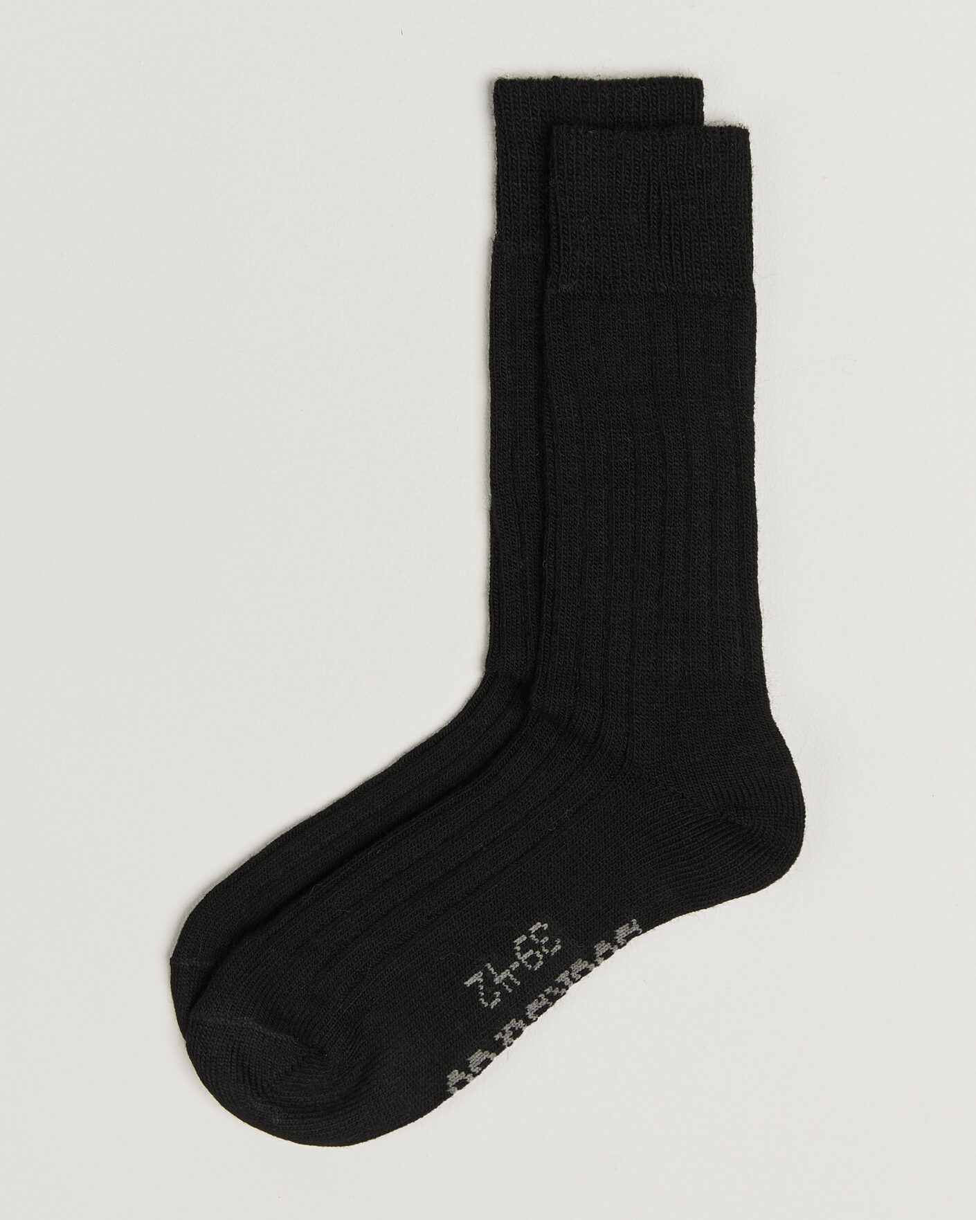 Homme | Sous-Vêtements Et Chaussettes | Alpacasocks & Co | 2-Pack Ribbed Alpacka Wool Socks Black
