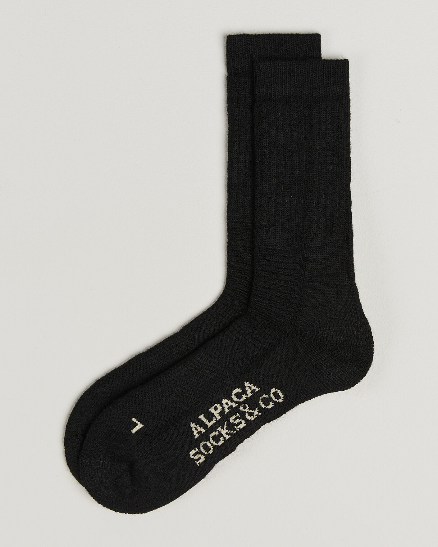 Homme | Sous-Vêtements Et Chaussettes | Alpacasocks & Co | 2-Pack Heavy Alpacka Wool Socks Black