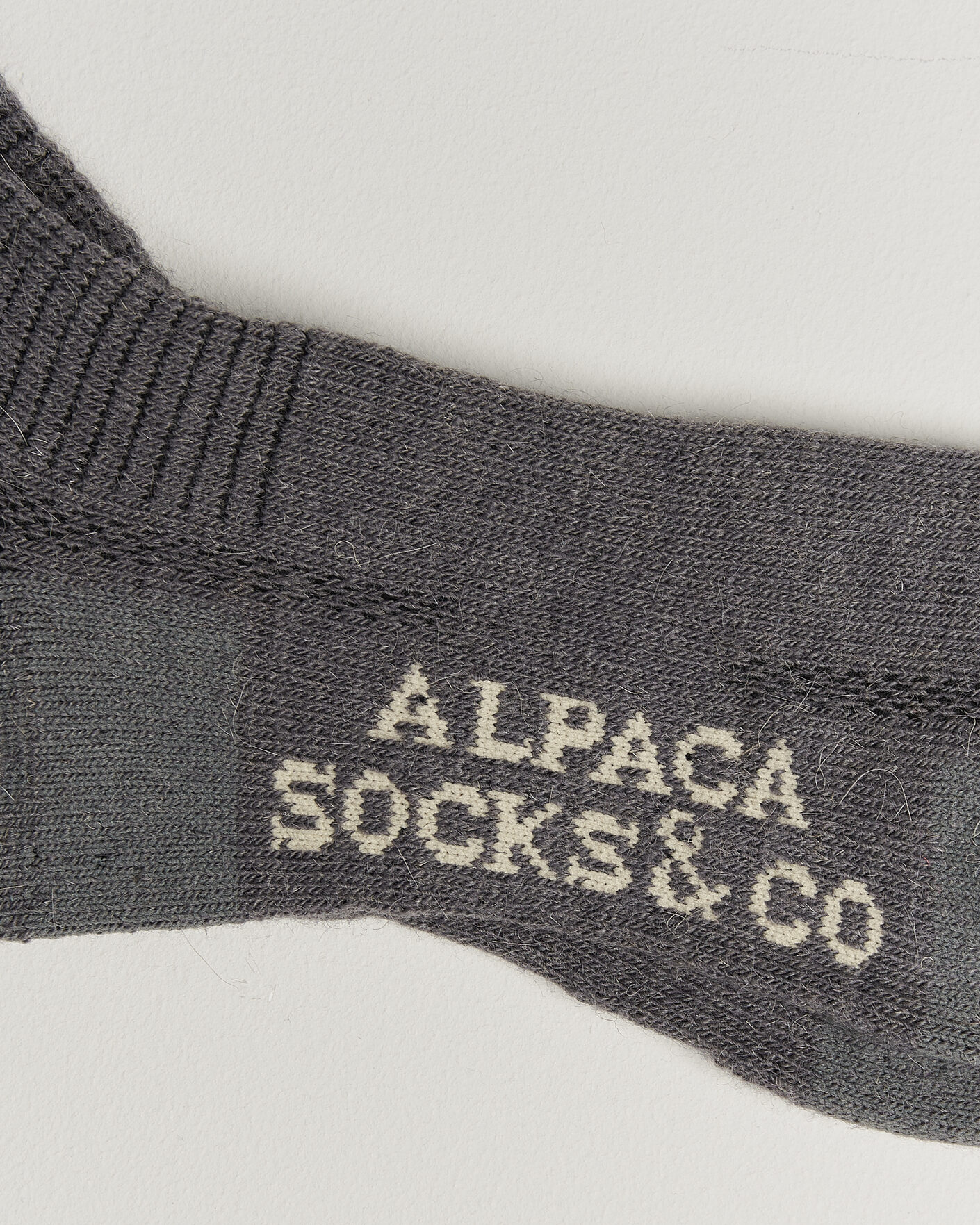 Homme | Sous-Vêtements Et Chaussettes | Alpacasocks & Co | 2-Pack Heavy Alpacka Wool Socks Dark Grey