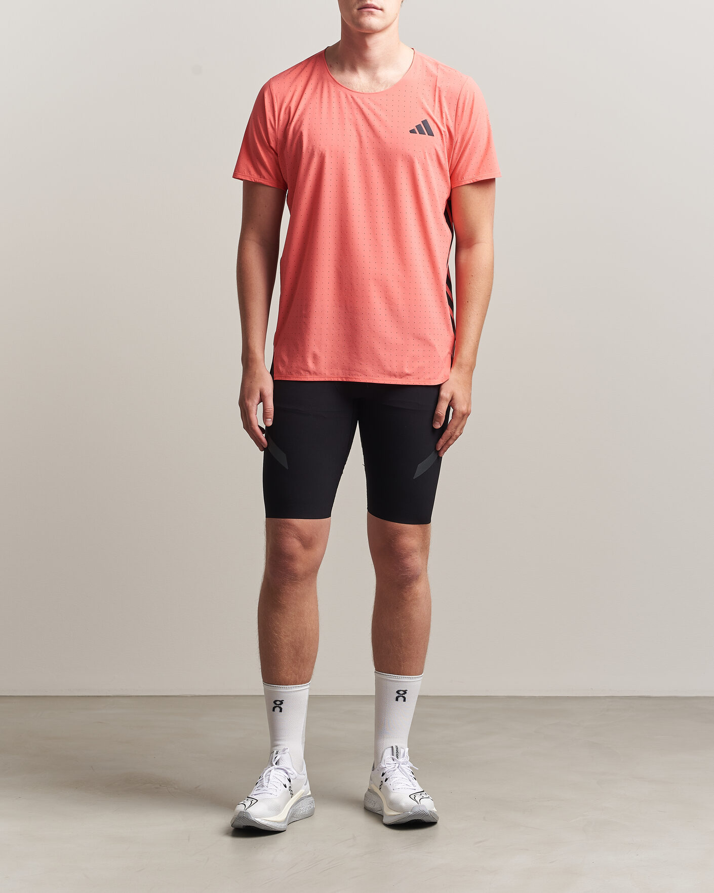 Homme | T-shirts | adidas Performance | Adizero Running T-Shirt Red