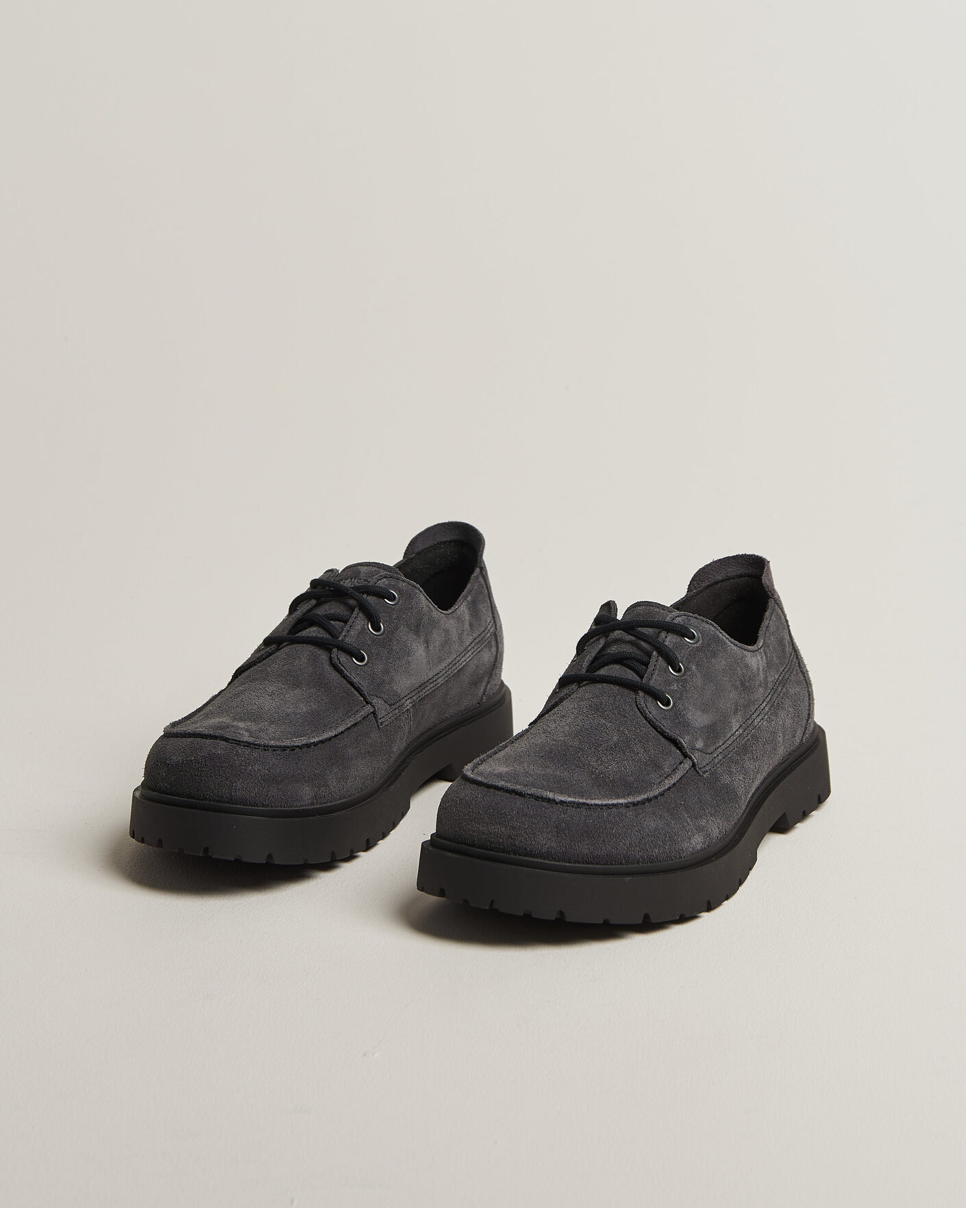 Homme | Derbies | BIRKENSTOCK | Highwood Moc Lace Charcoal Suede