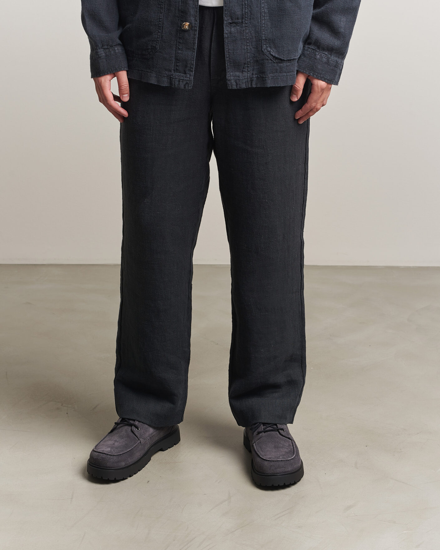 Homme | Derbies | BIRKENSTOCK | Highwood Moc Lace Charcoal Suede