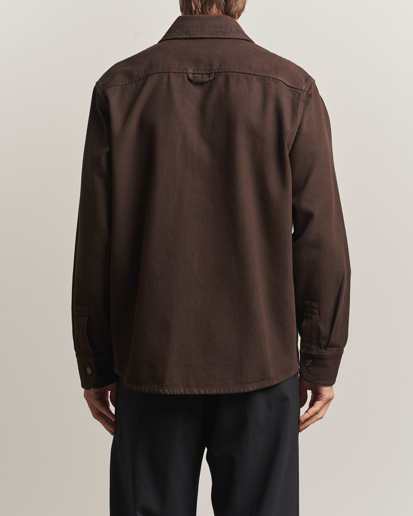Homme | Chemises | A.P.C. | Basile Overshirt Chocolate