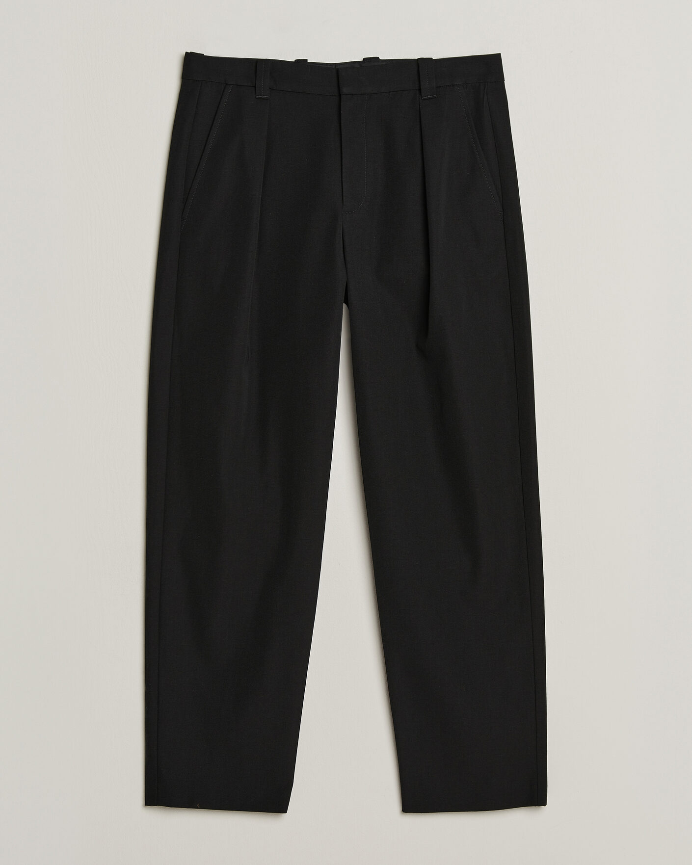 Homme | Pantalons | A.P.C. | Renato Pleated Trousers Black