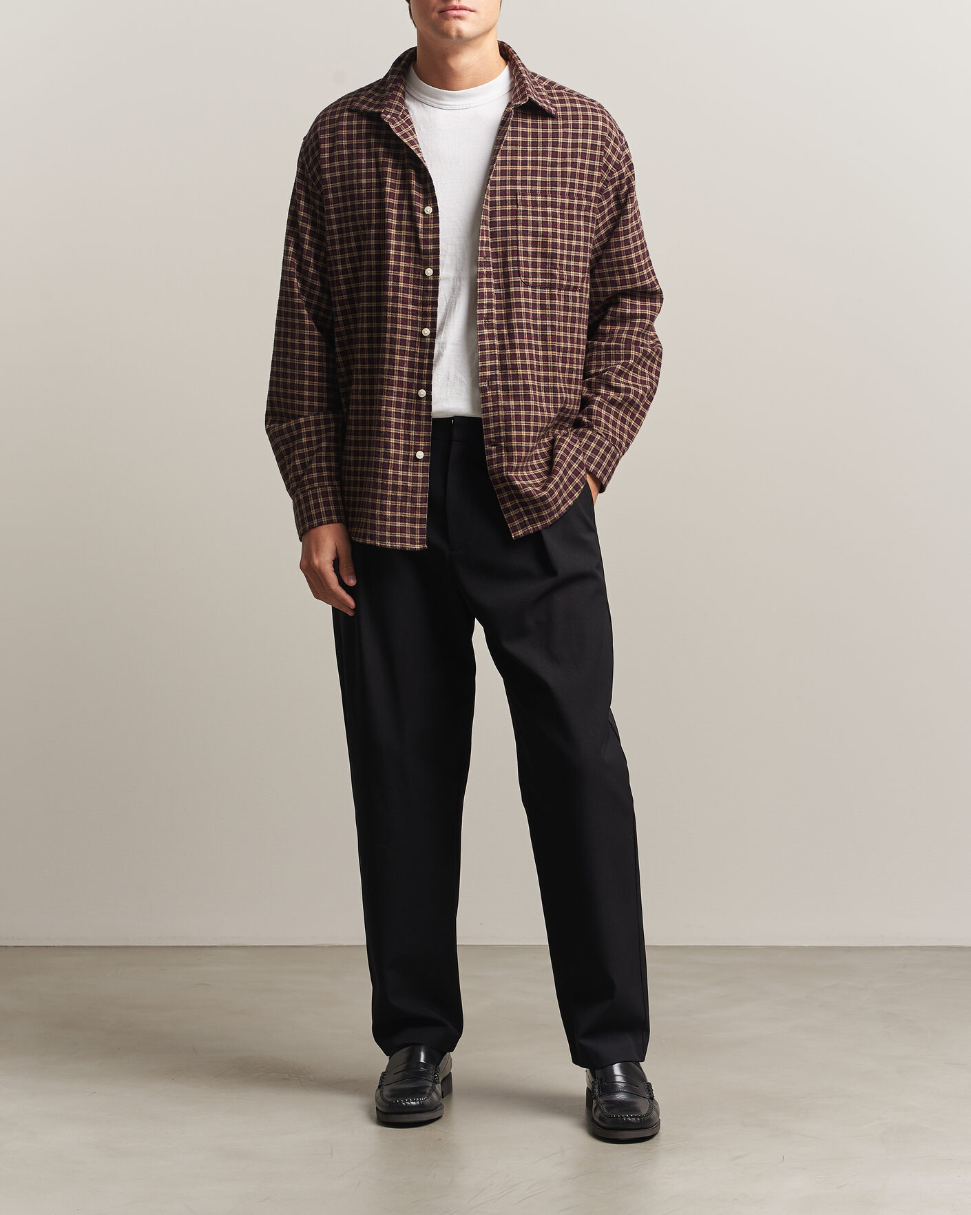 Homme | Pantalons | A.P.C. | Renato Pleated Trousers Black