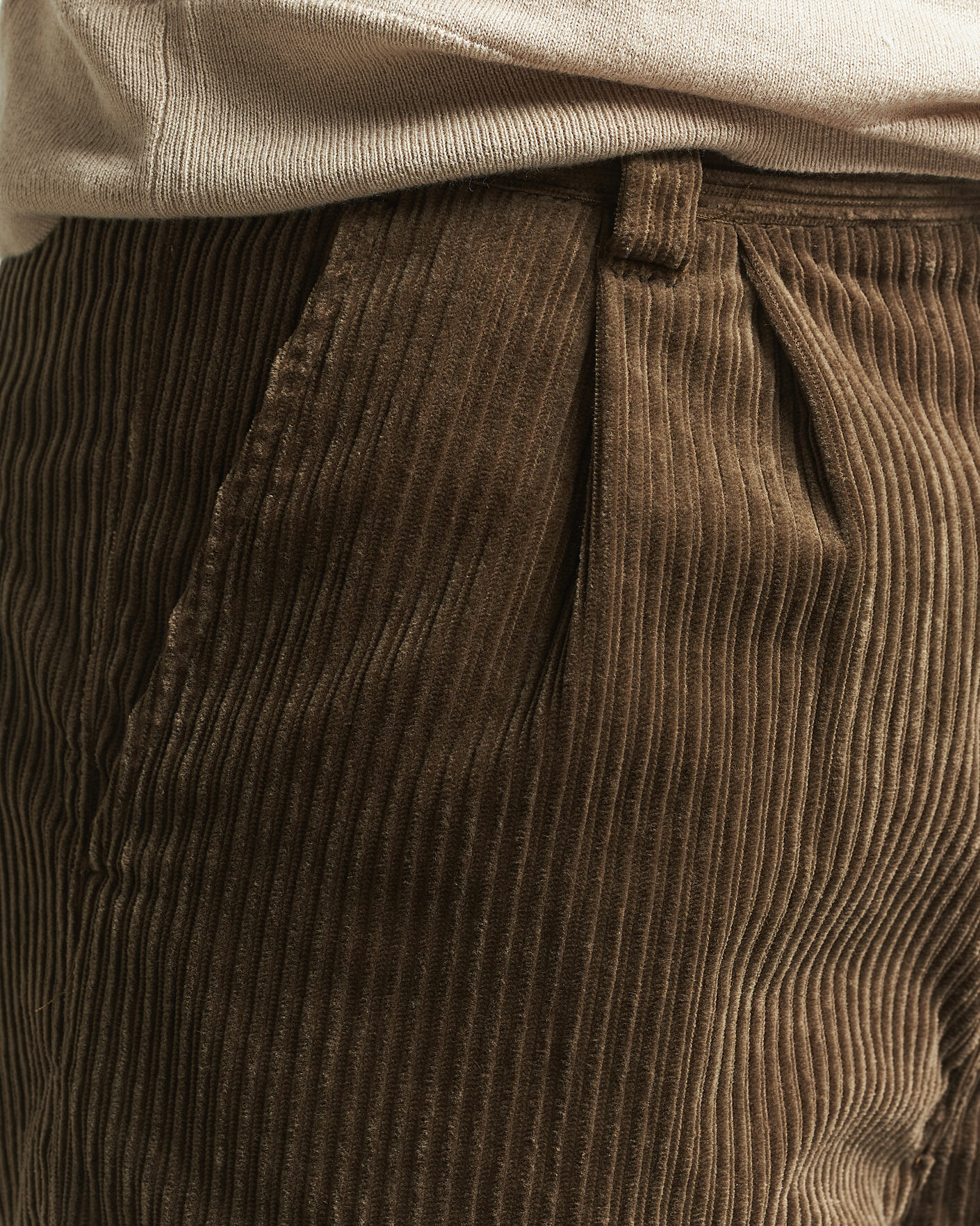 Homme | Pantalons | A.P.C. | Ricky Corduroy Trousers Taupe