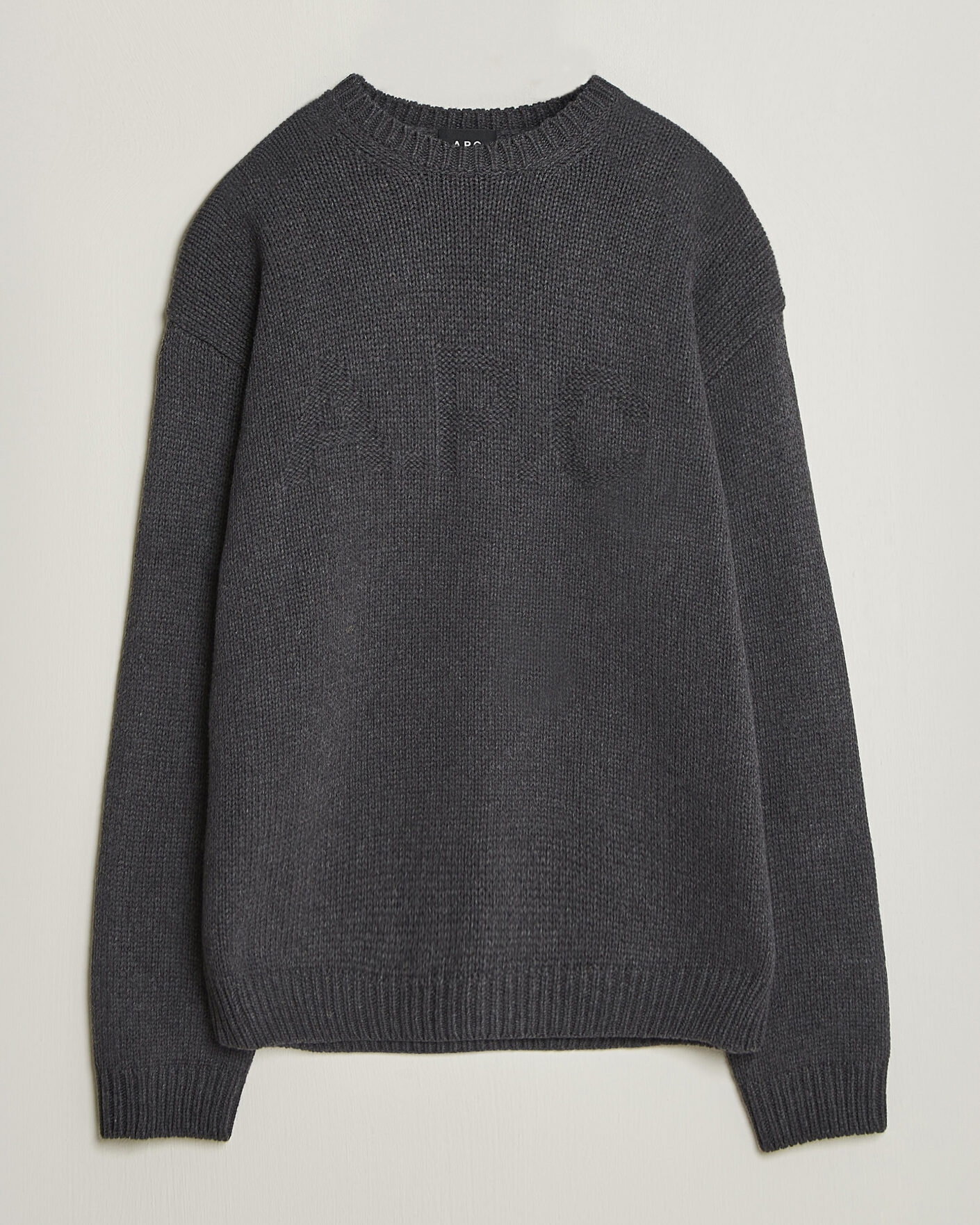Homme | Pulls Et Tricots | A.P.C. | George Wool Knitted Sweater Anthracite Melange