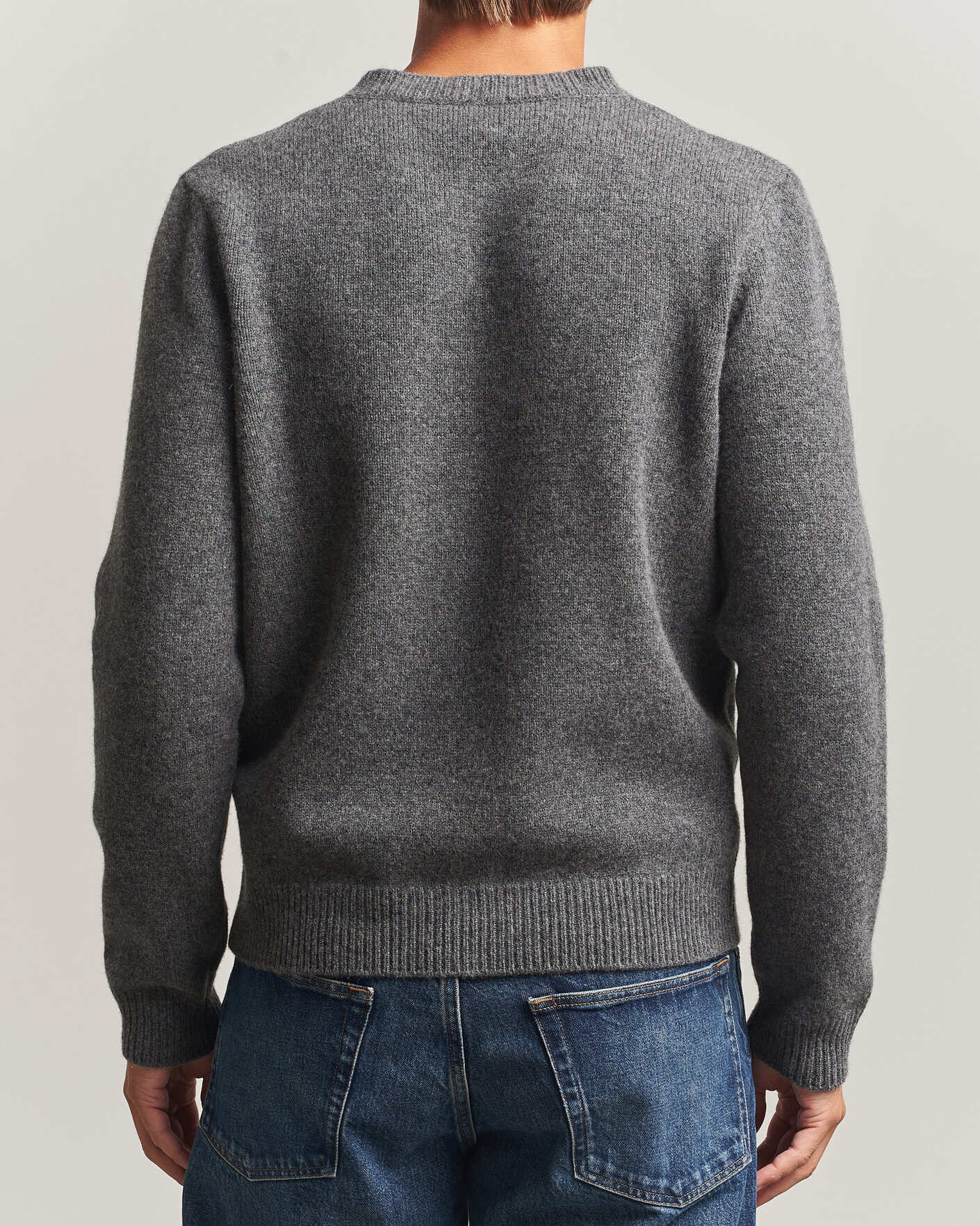 Homme | Pulls Et Tricots | A.P.C. | Edmond Wool Knitted Sweater Anthracite Melange