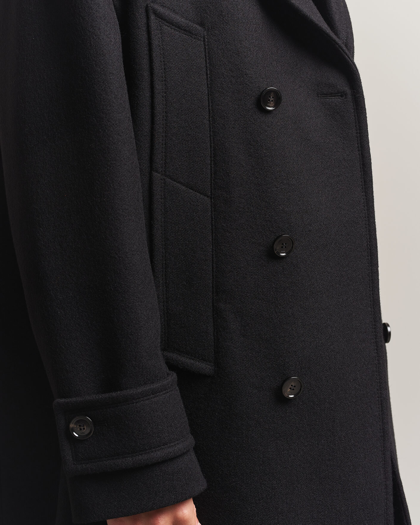 Homme | Manteaux Et Vestes | AMI | Wool Peacoat Black