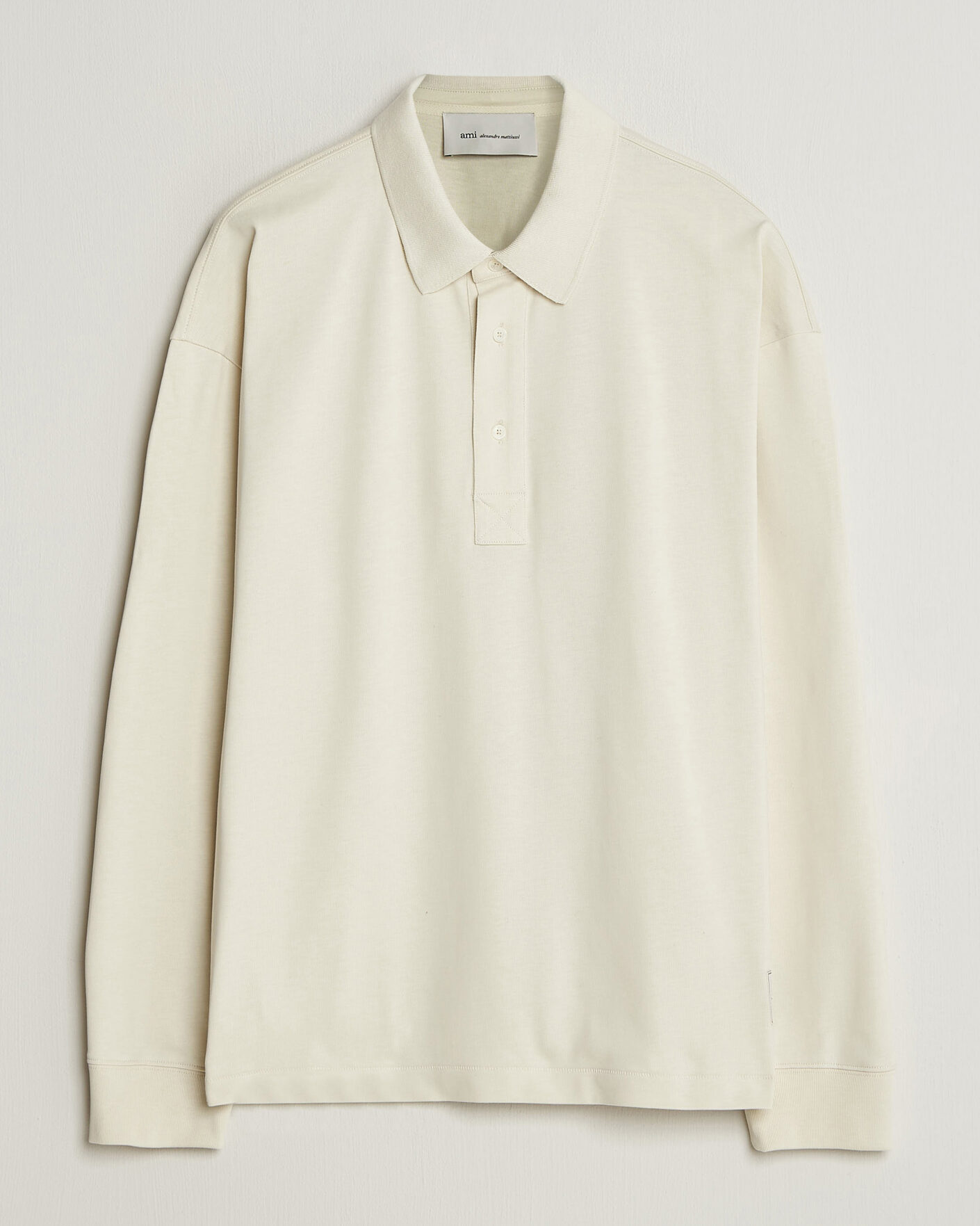 Homme | Pulls Et Tricots | AMI | Heritage Logo Rugger Ivory