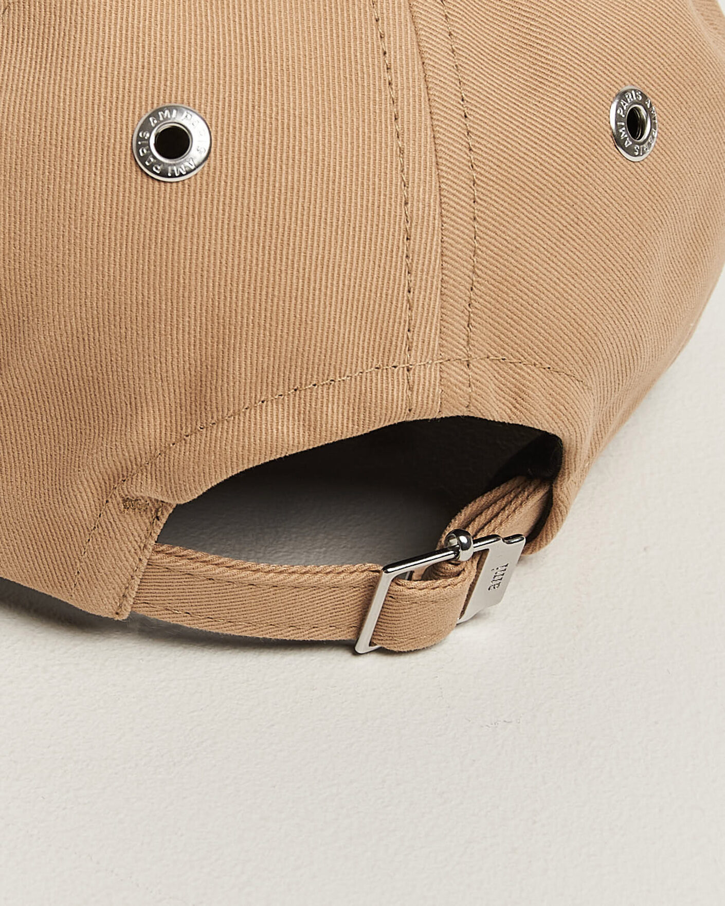 Homme | Bobs Et Casquettes | AMI | Contrasted Heart Logo Cap Beige Mastic