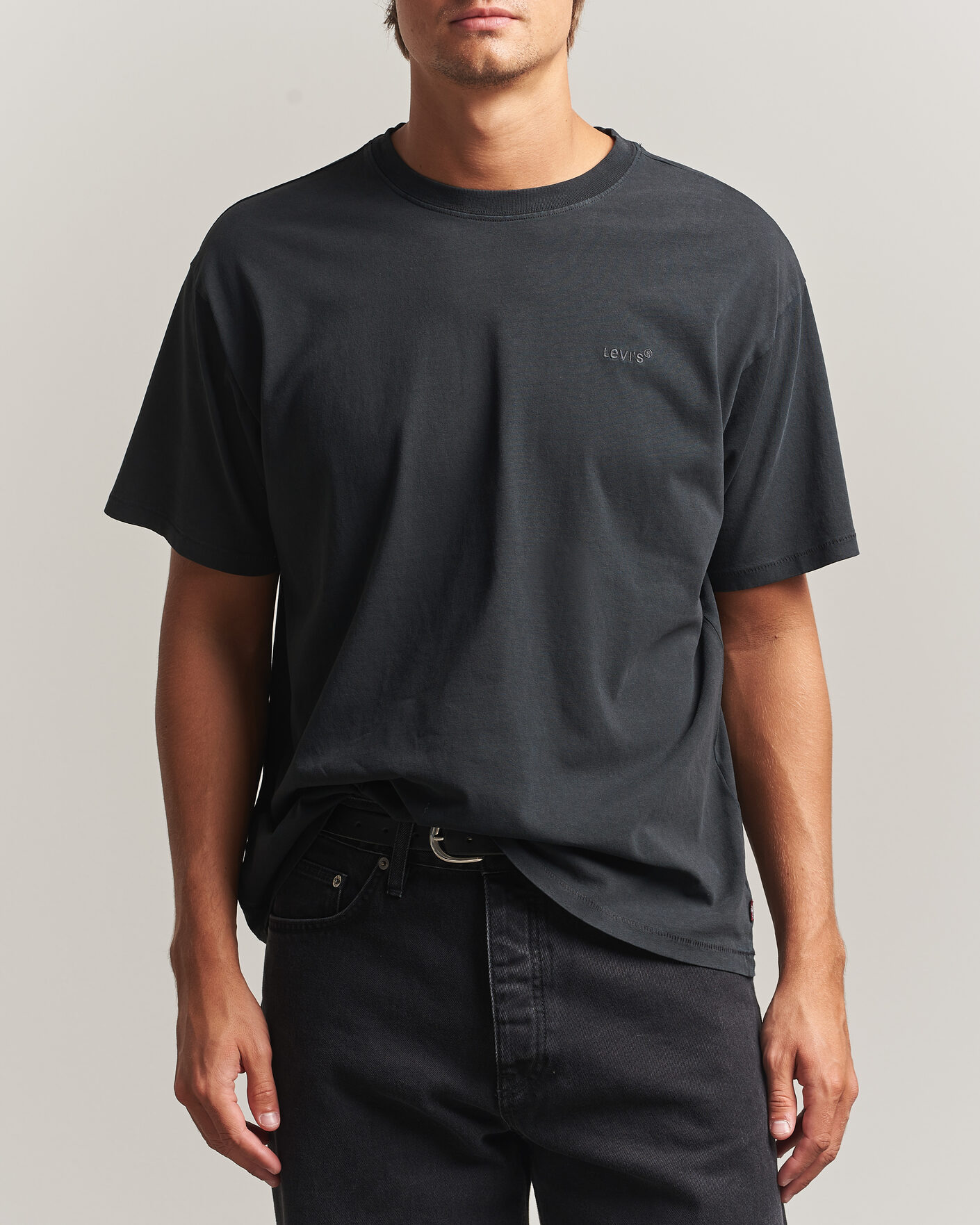 Homme | T-shirts | Levi's | Red Tab Vintage T-Shirt Weathered Finish Jet Black